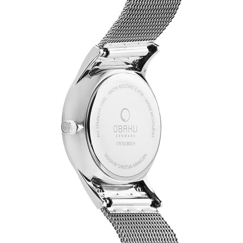 Obaku Denmark V157GMCBMC męski zegarek Slim bransoleta