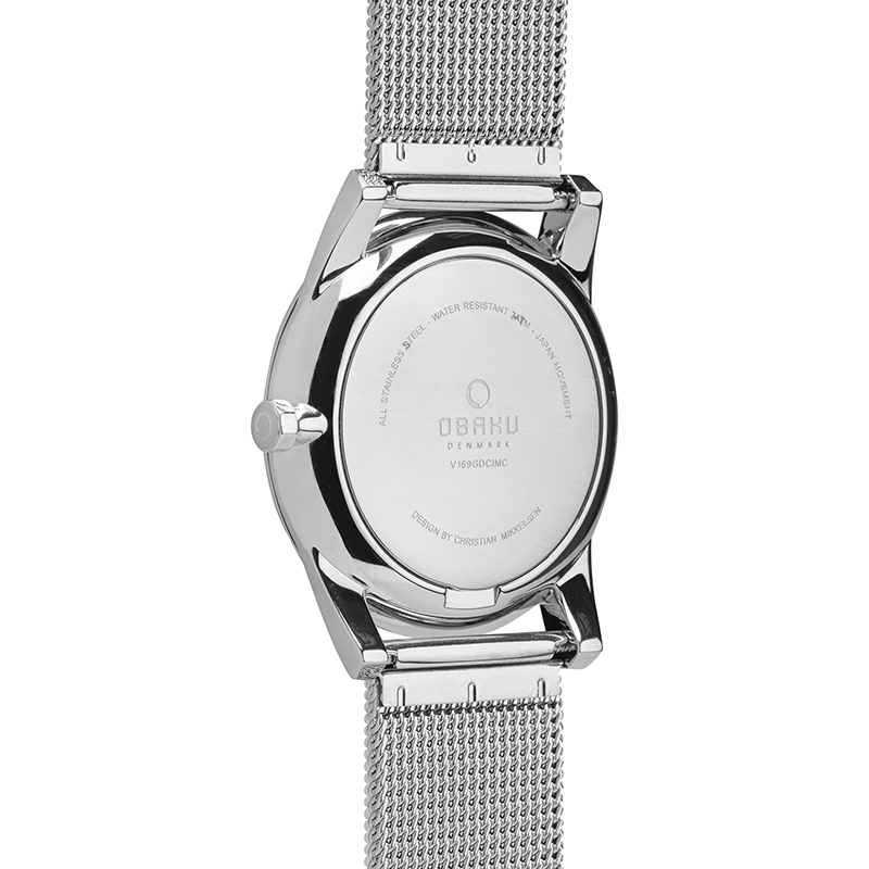 Obaku Denmark V169GDCIMC męski zegarek Slim bransoleta - miniatura 6