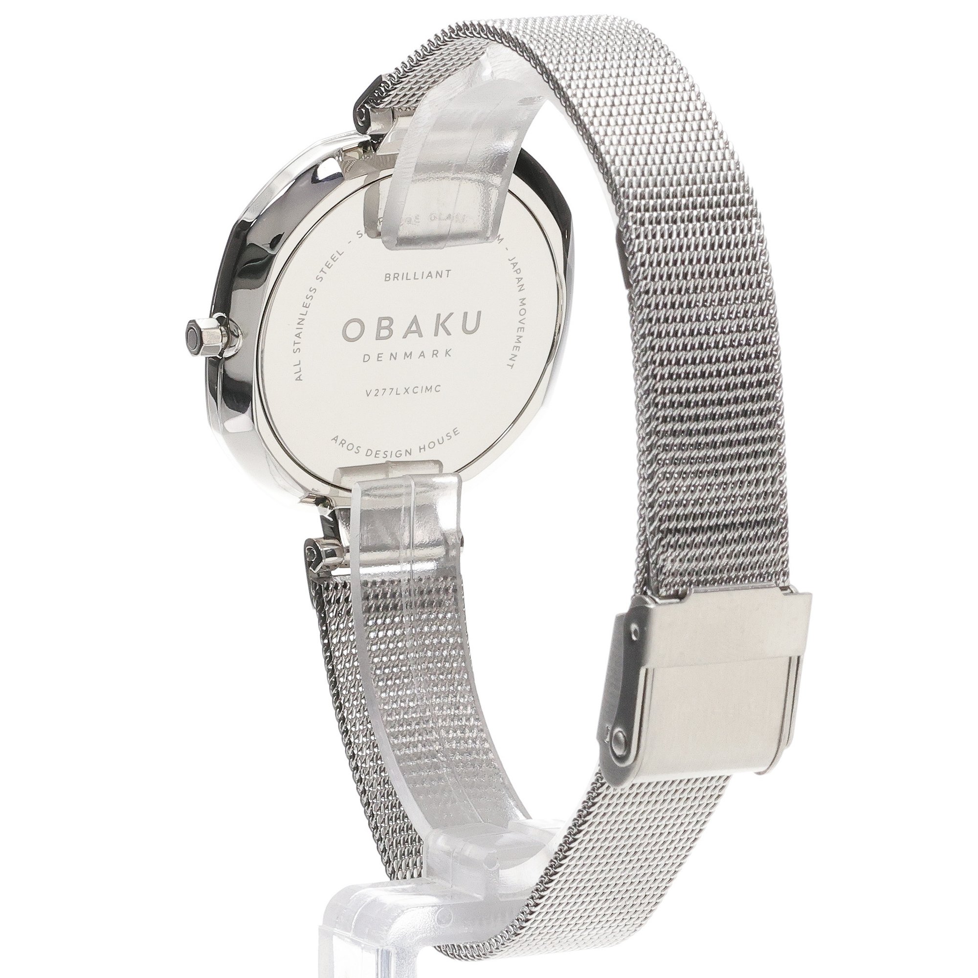 zegarek Obaku Denmark V277LXCIMC kwarcowy damski Damskie Brilliant - Steel