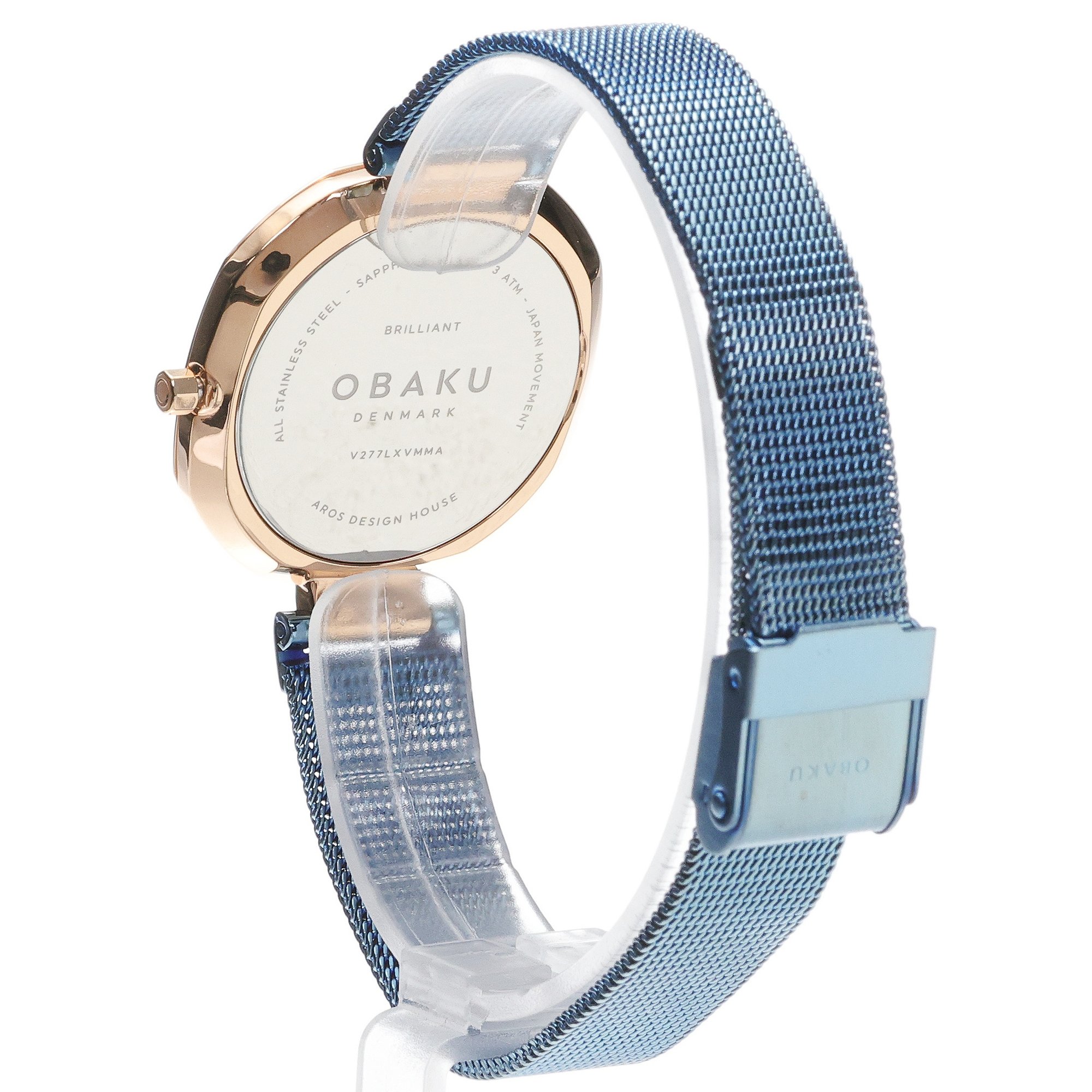 zegarek Obaku Denmark V277LXVMMA kwarcowy damski Damskie Brilliant - Ocean Light