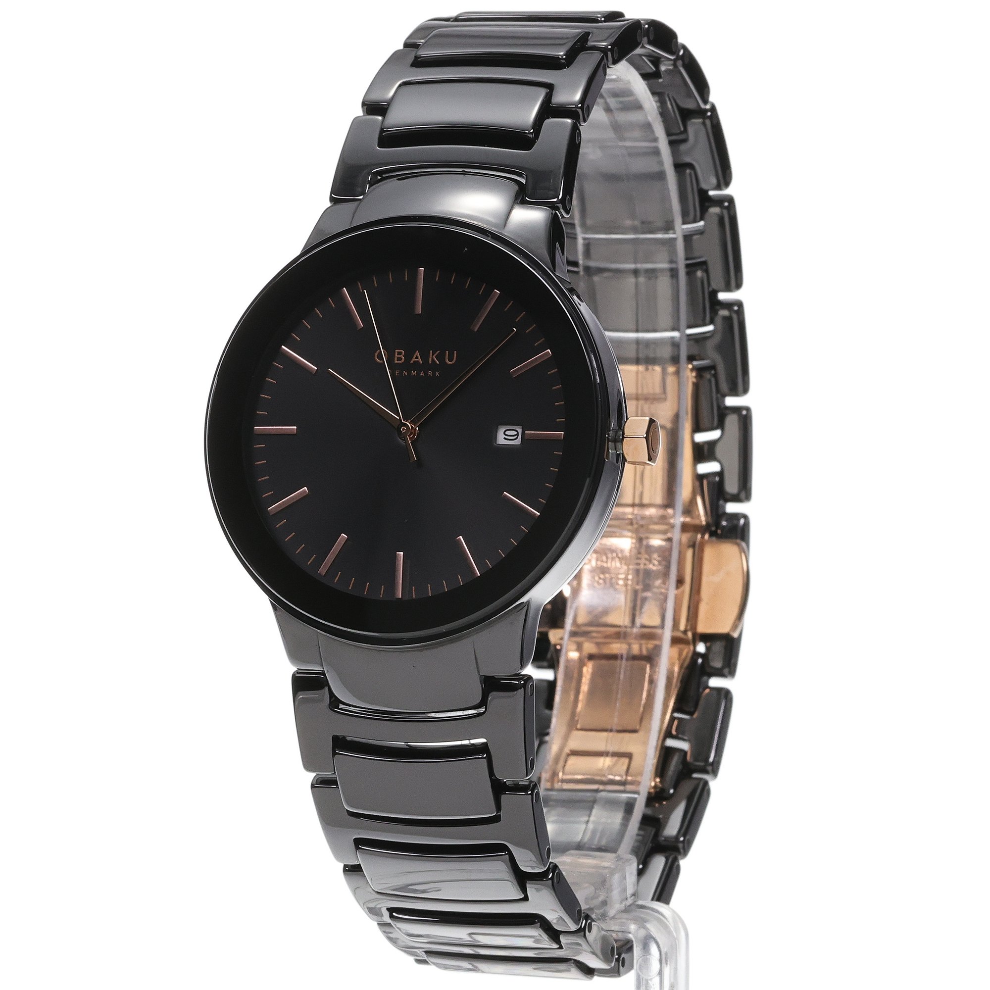 zegarek Obaku Denmark V280LDBBCB czarny Bransoleta