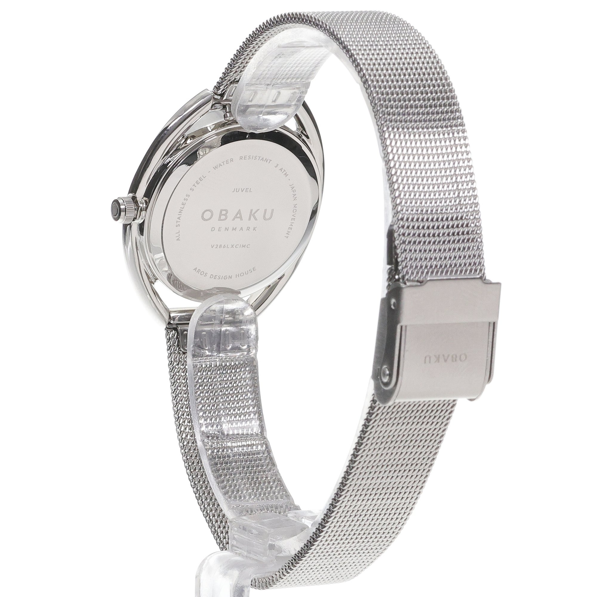 zegarek Obaku Denmark V286LXCIMC kwarcowy damski Damskie JUVEL - STEEL