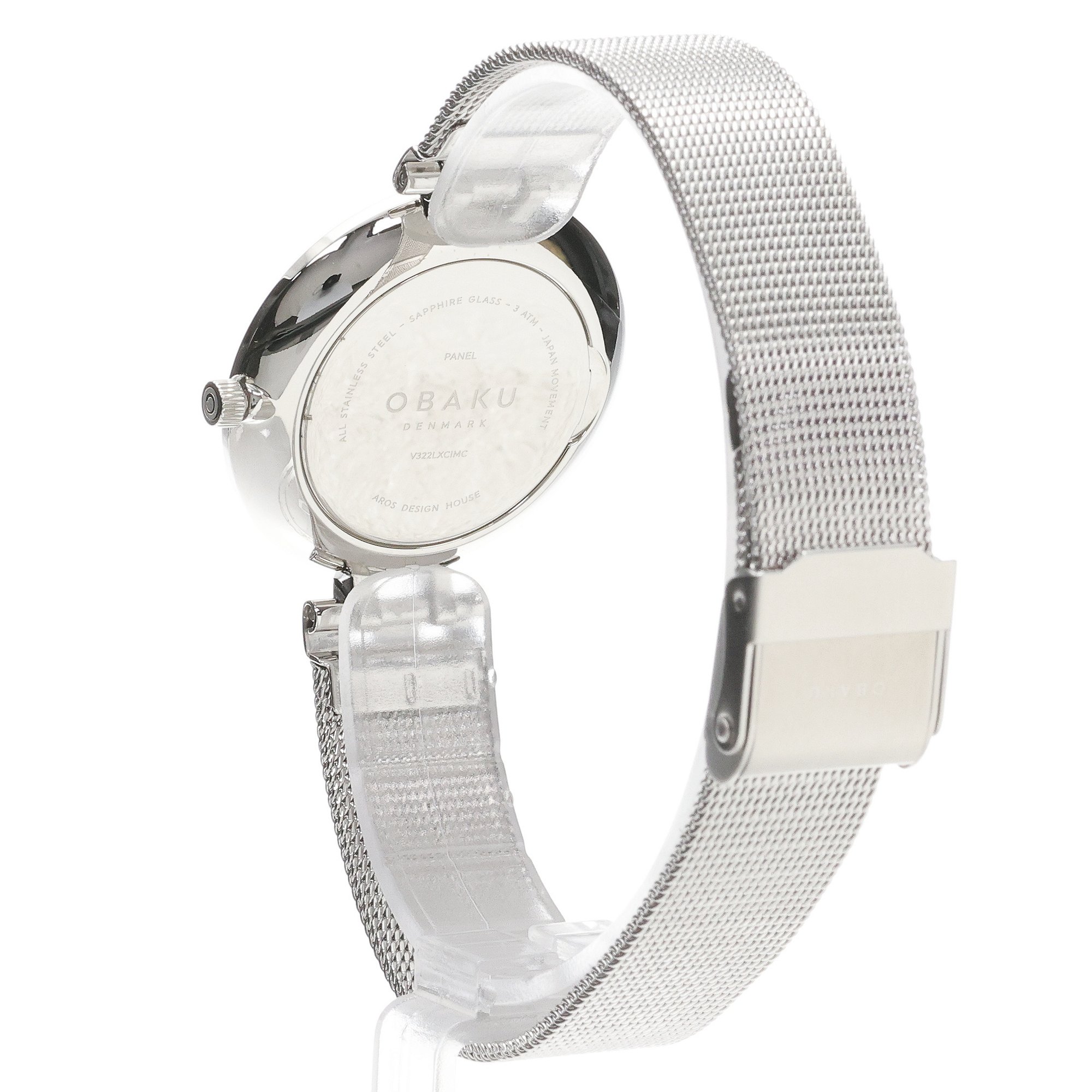 zegarek Obaku Denmark V322LXCIMC srebrny Damskie
