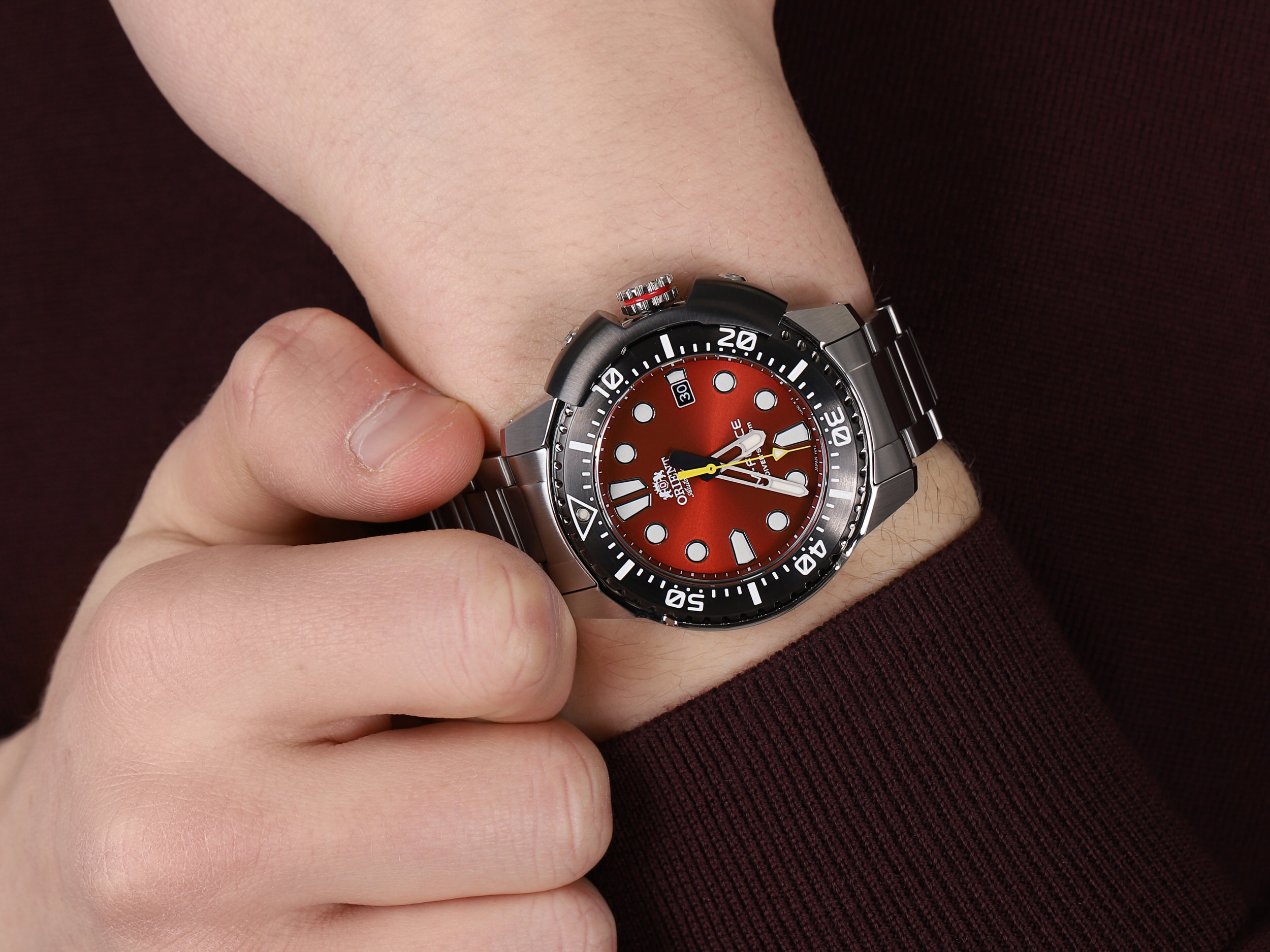 zegarek Orient RA-AC0L02R00B automatyczny męski Sports M-FORCE