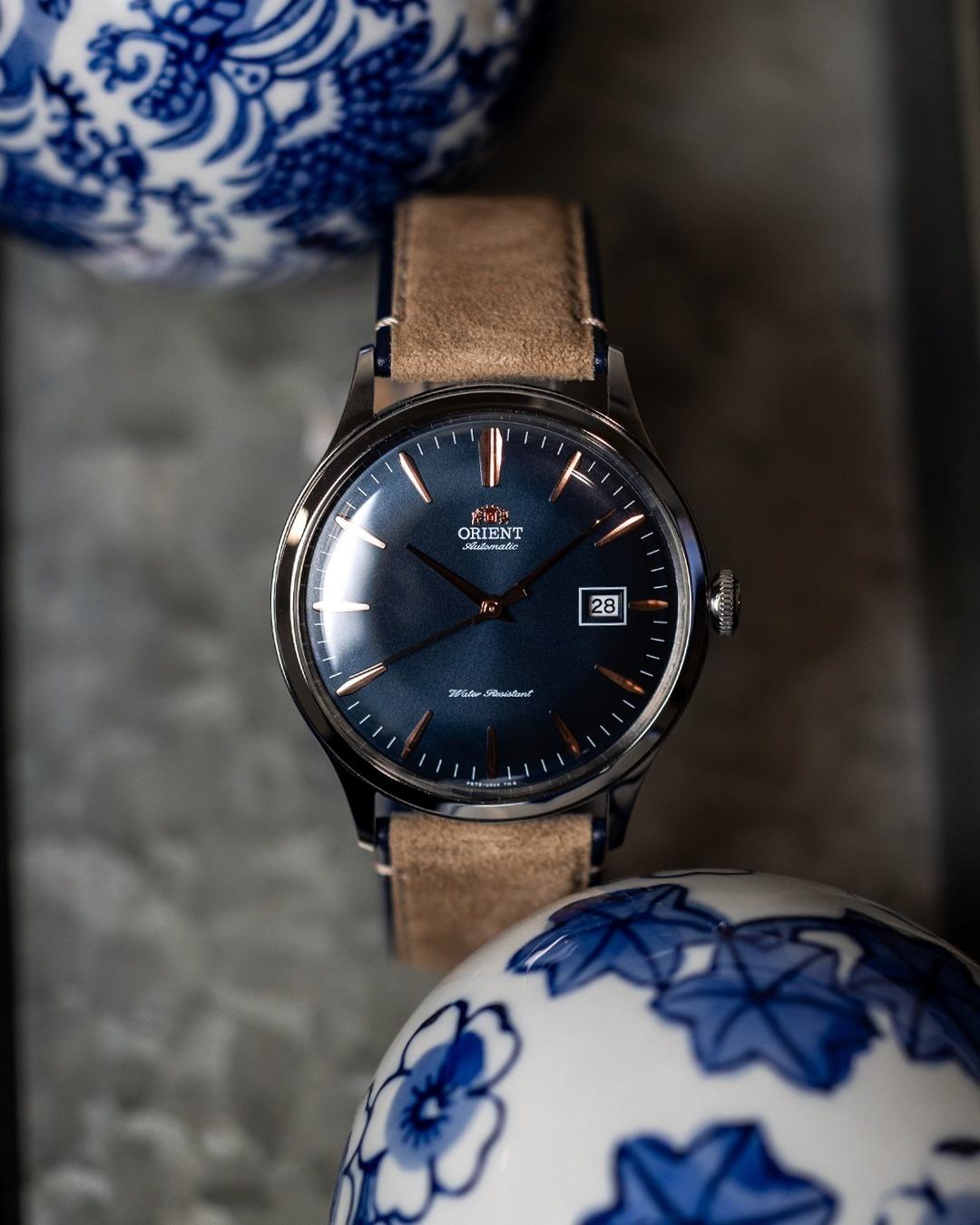 zegarek Orient RA-AC0P02L10B automatyczny męski Classic Bambino 42mm