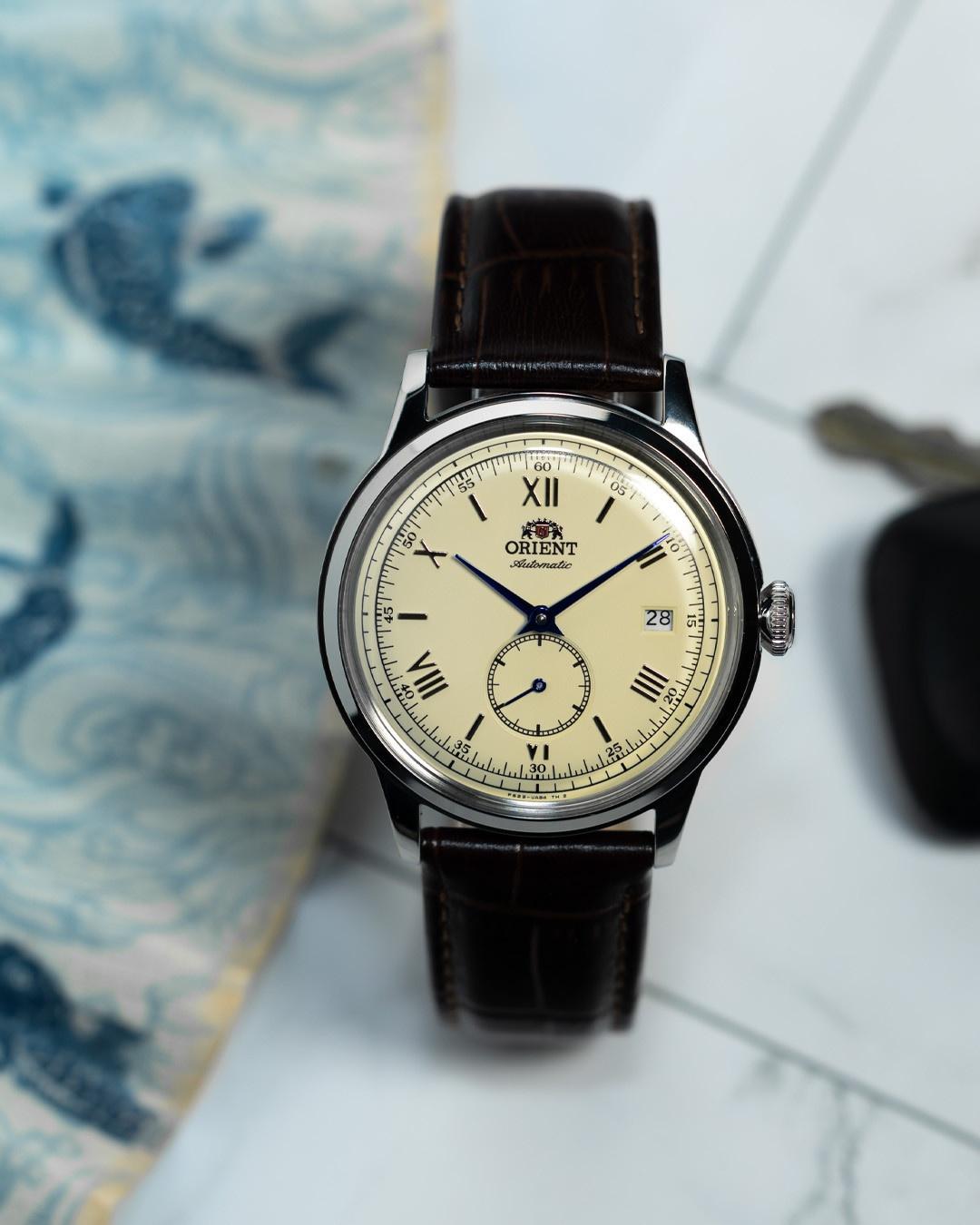 zegarek Orient RA-AP0105Y30B automatyczny męski Classic Bambino 38 - miniatura 6