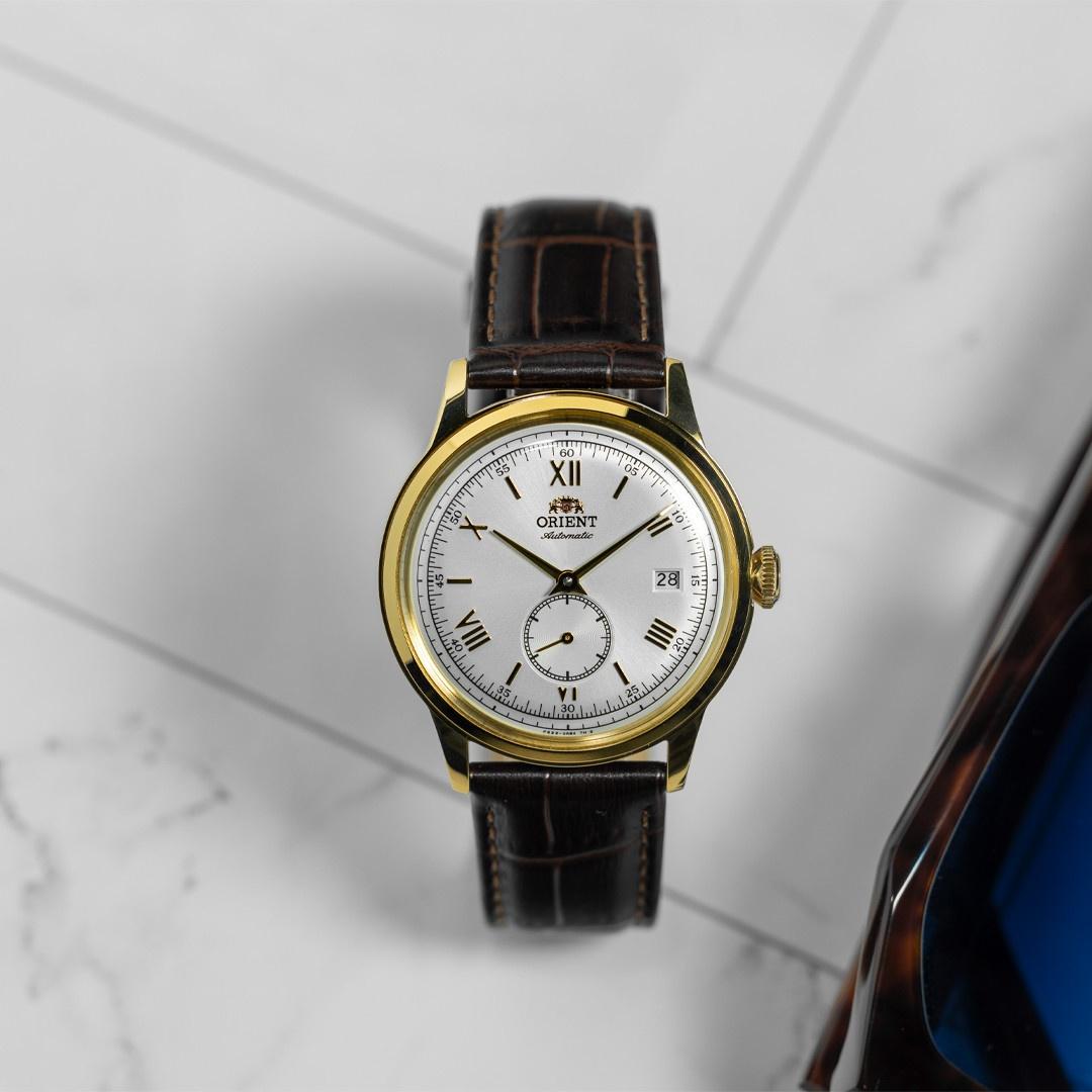 zegarek Orient RA-AP0106S30B automatyczny męski Classic Bambino 38 - miniatura 6