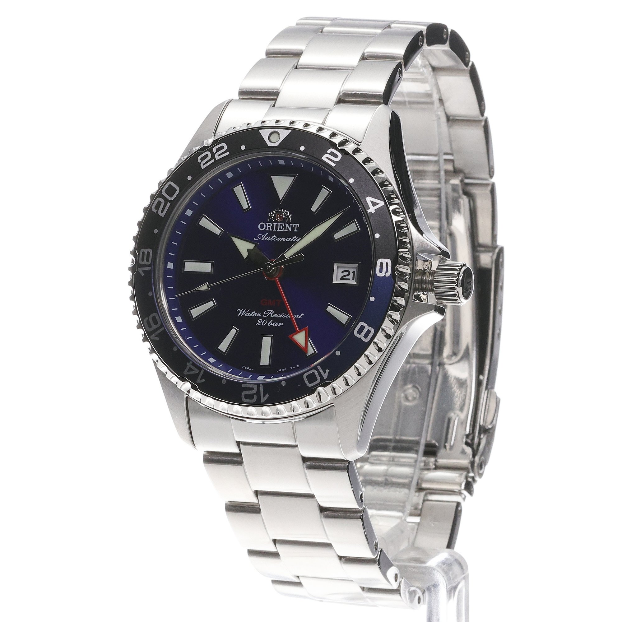 zegarek Orient RA-BC0003L30B męski Męskie Mako GMT - miniatura 2