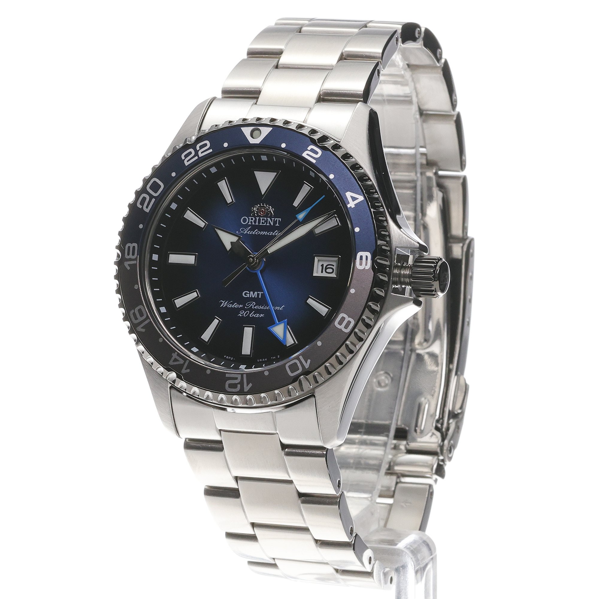 zegarek Orient RA-BC0005L30B męski Męskie Mako GMT - miniatura 2
