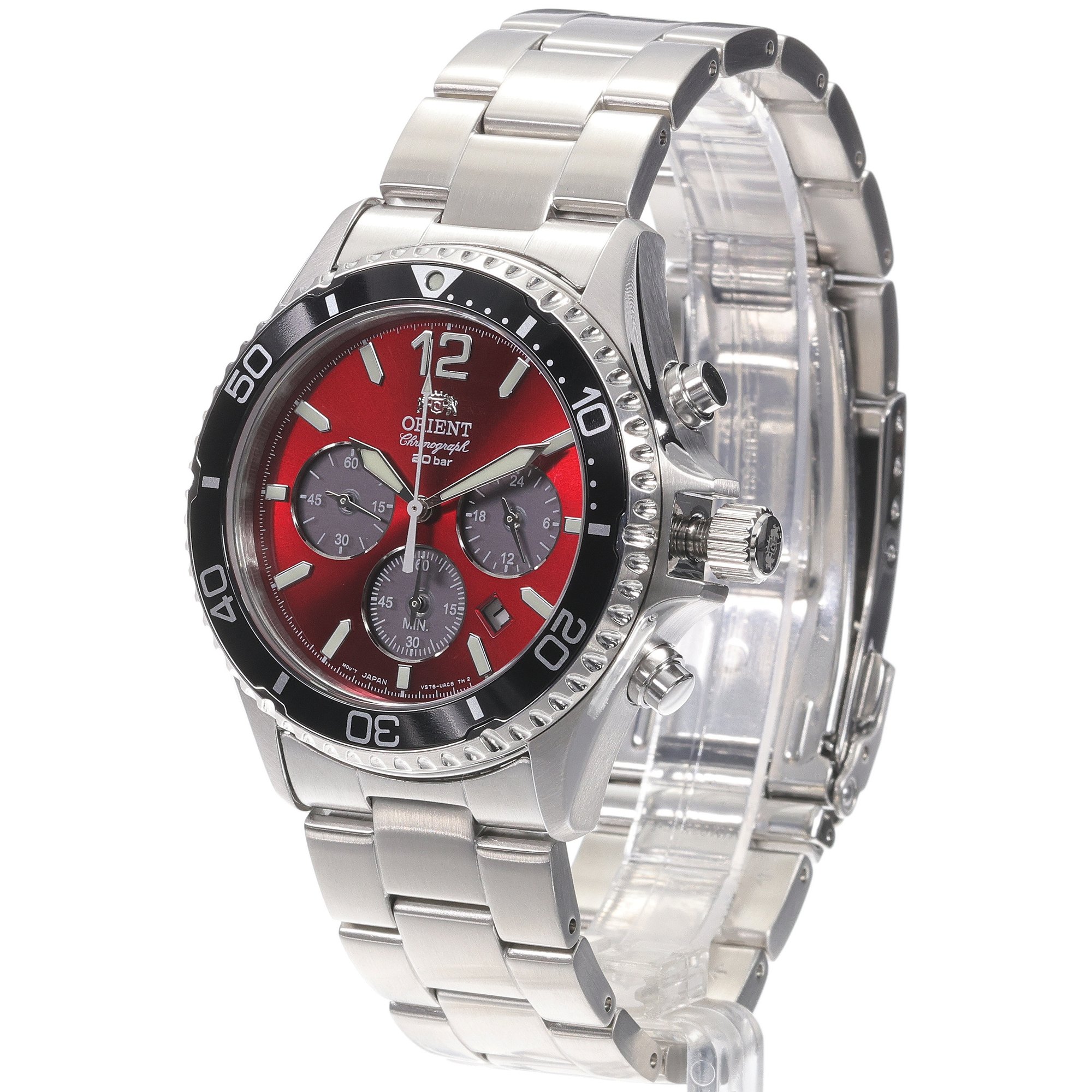 zegarek Orient RA-TX0207R10B srebrny Sports