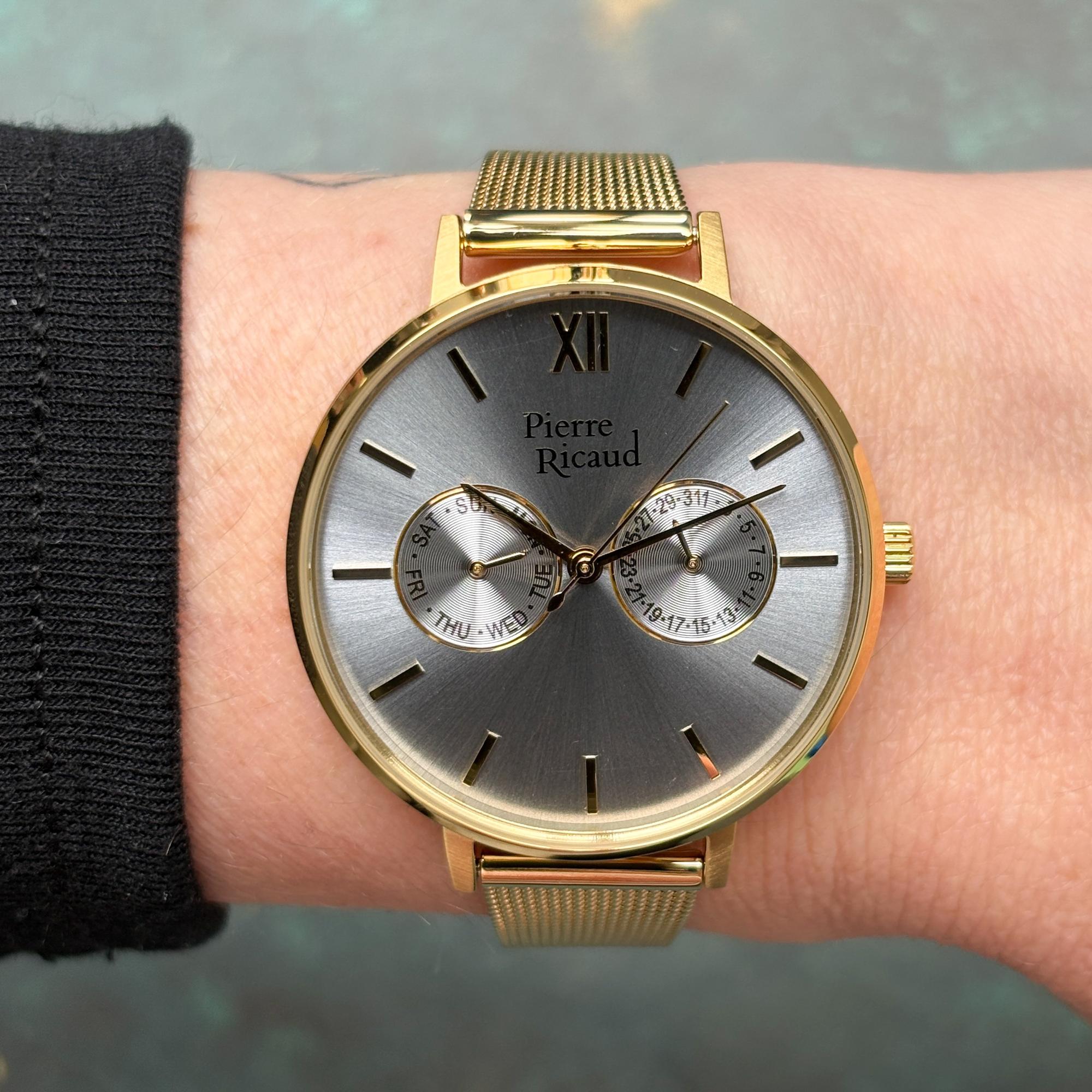 zegarek Pierre Ricaud P221101167QF-SET kwarcowy damski Damskie