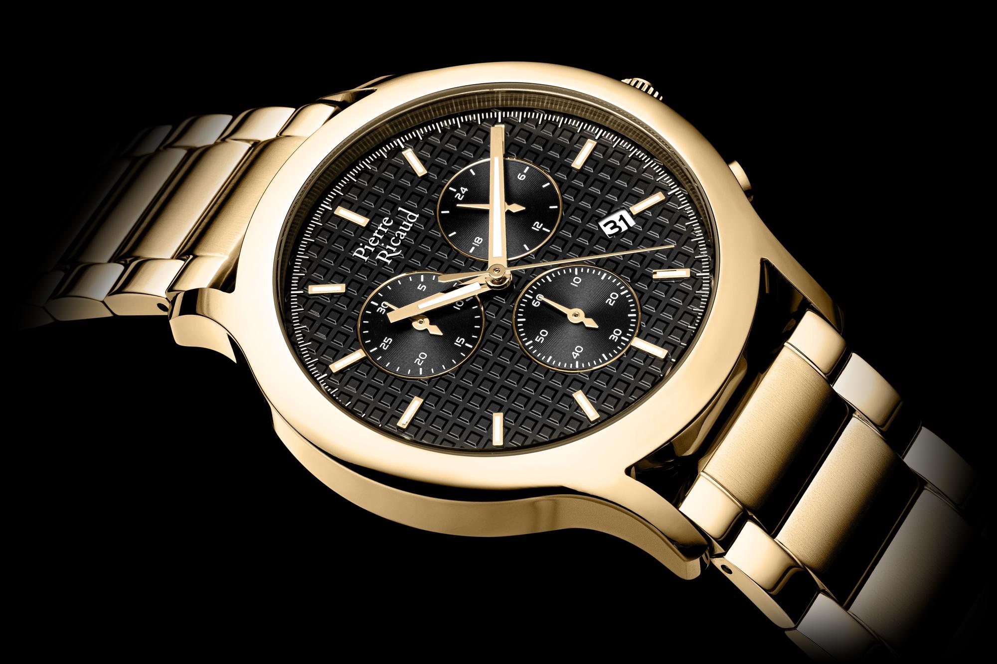 zegarek Pierre Ricaud P910991114CH kwarcowy męski Męskie Classic Chronograph - miniatura 10