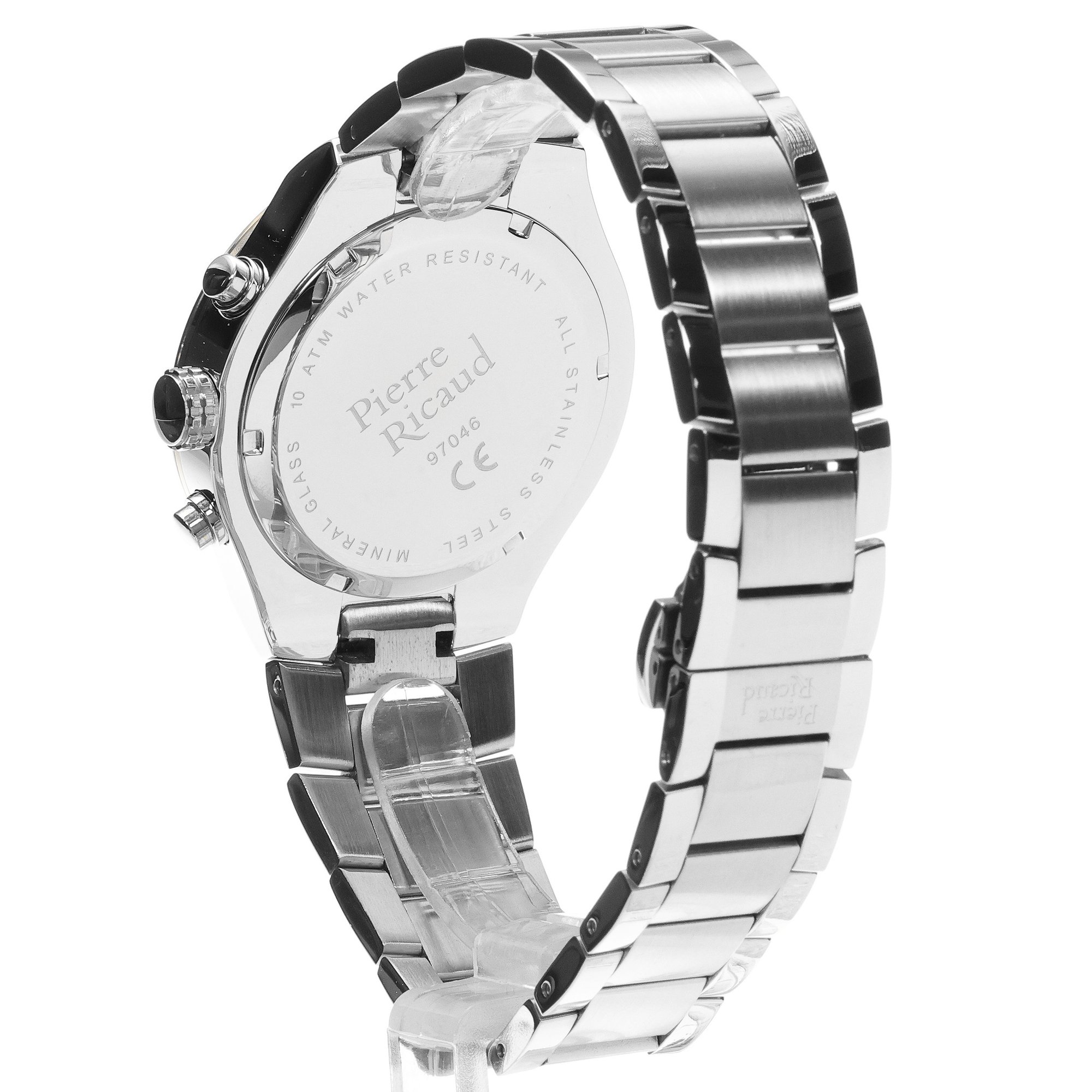zegarek Pierre Ricaud P970462163CH męski z chronograf Bransoleta
