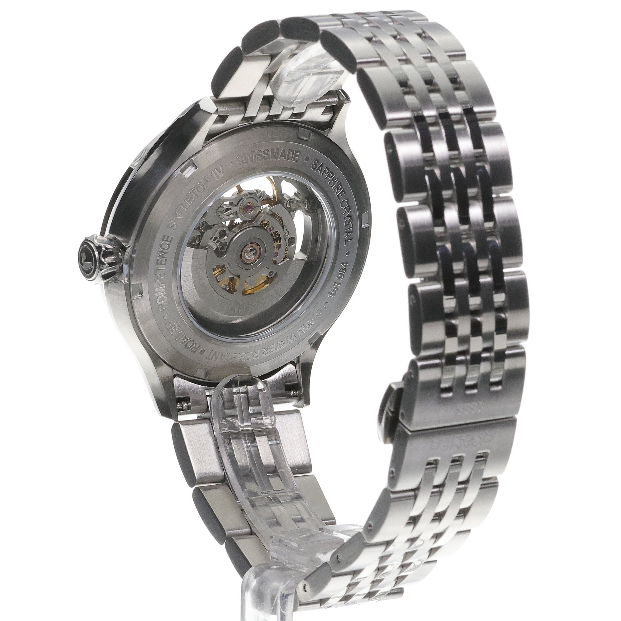 zegarek Roamer 101984 41 85 10 automatyczny męski Competence Competence Skeleton IV - miniatura 4