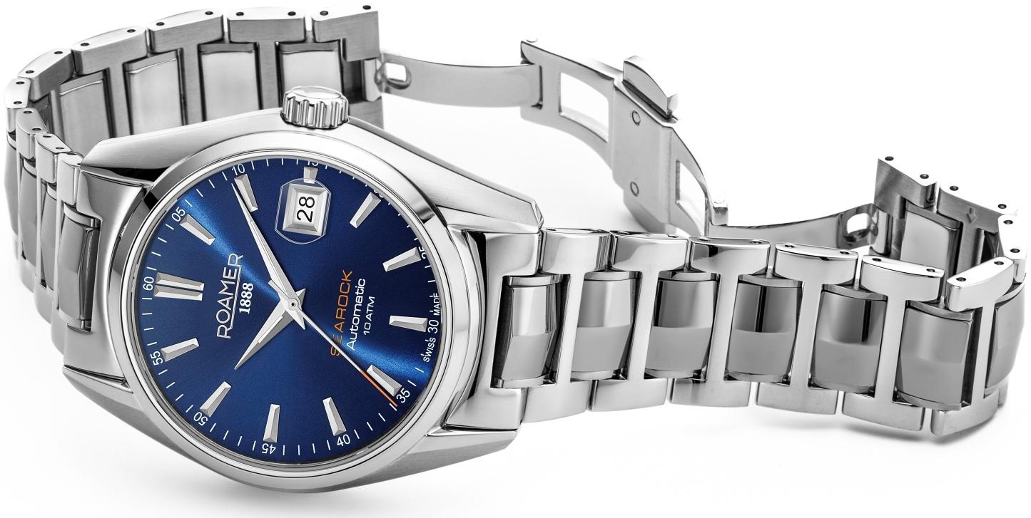 zegarek Roamer 210665 41 45 20 automatyczny męski Searock - miniatura 6