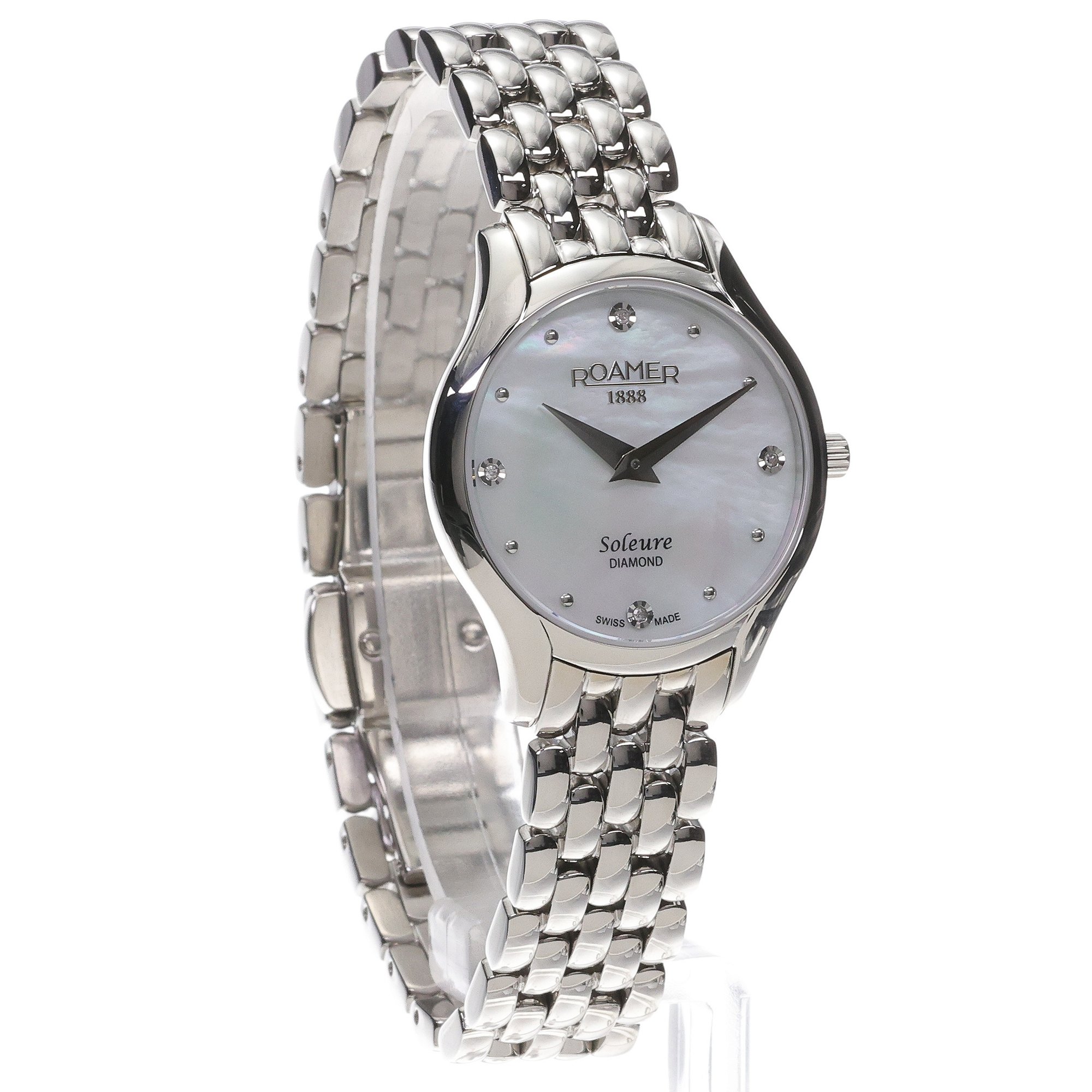 zegarek Roamer 547857 41 25 50 srebrny Soleure