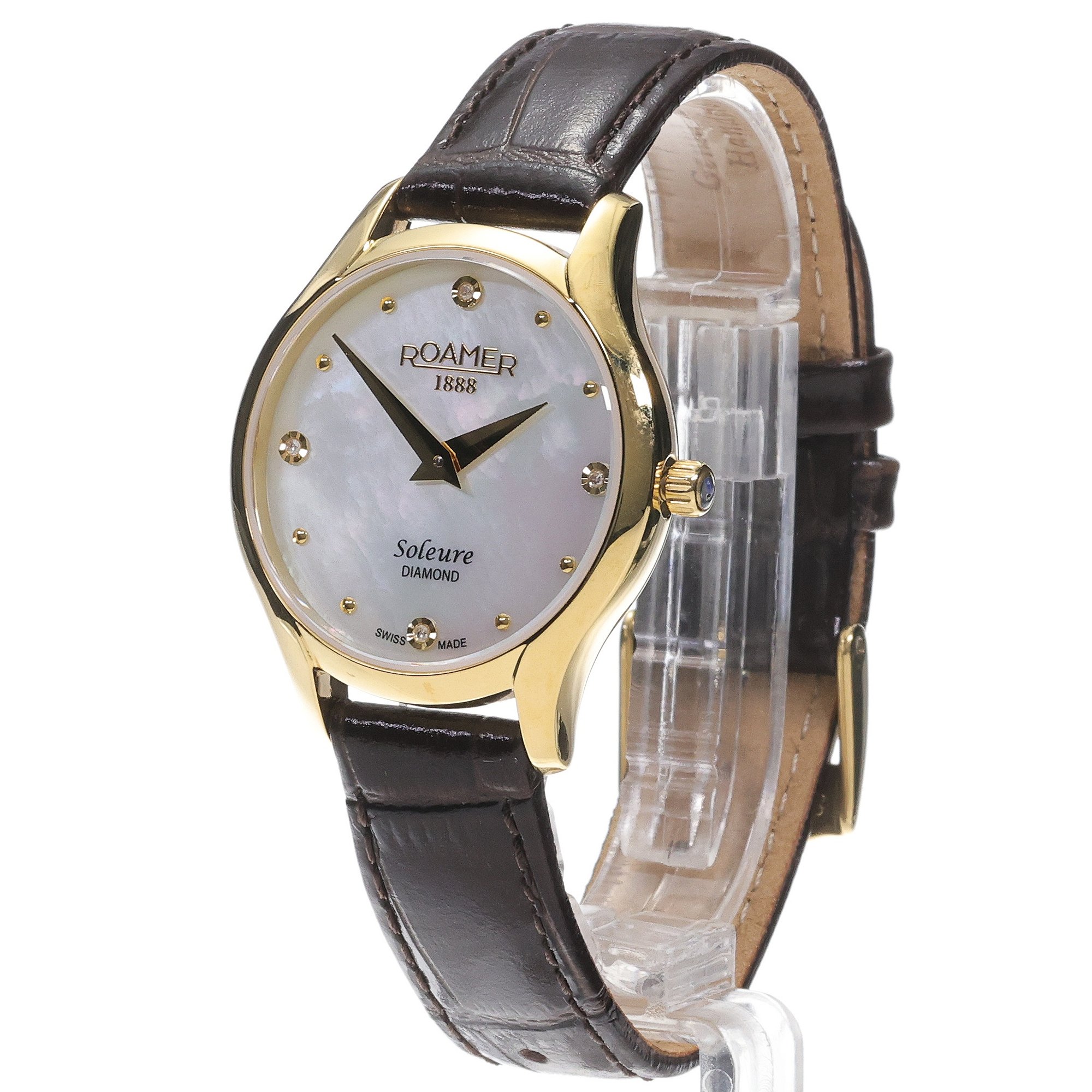 zegarek Roamer 547857 48 25 05 złoty Soleure - miniatura 2