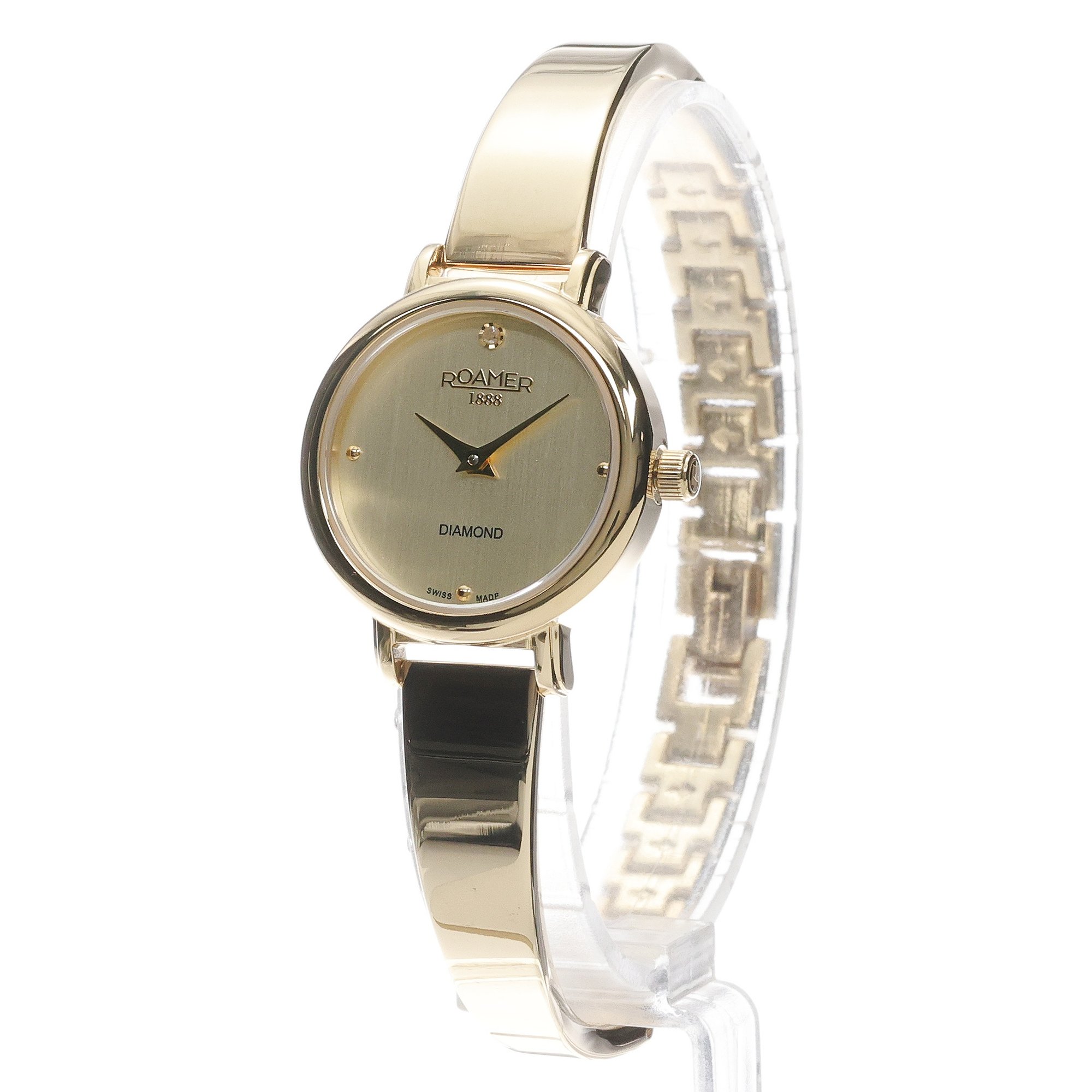 zegarek Roamer 548845 48 15 50 złoty Elegance Diamond - miniatura 2