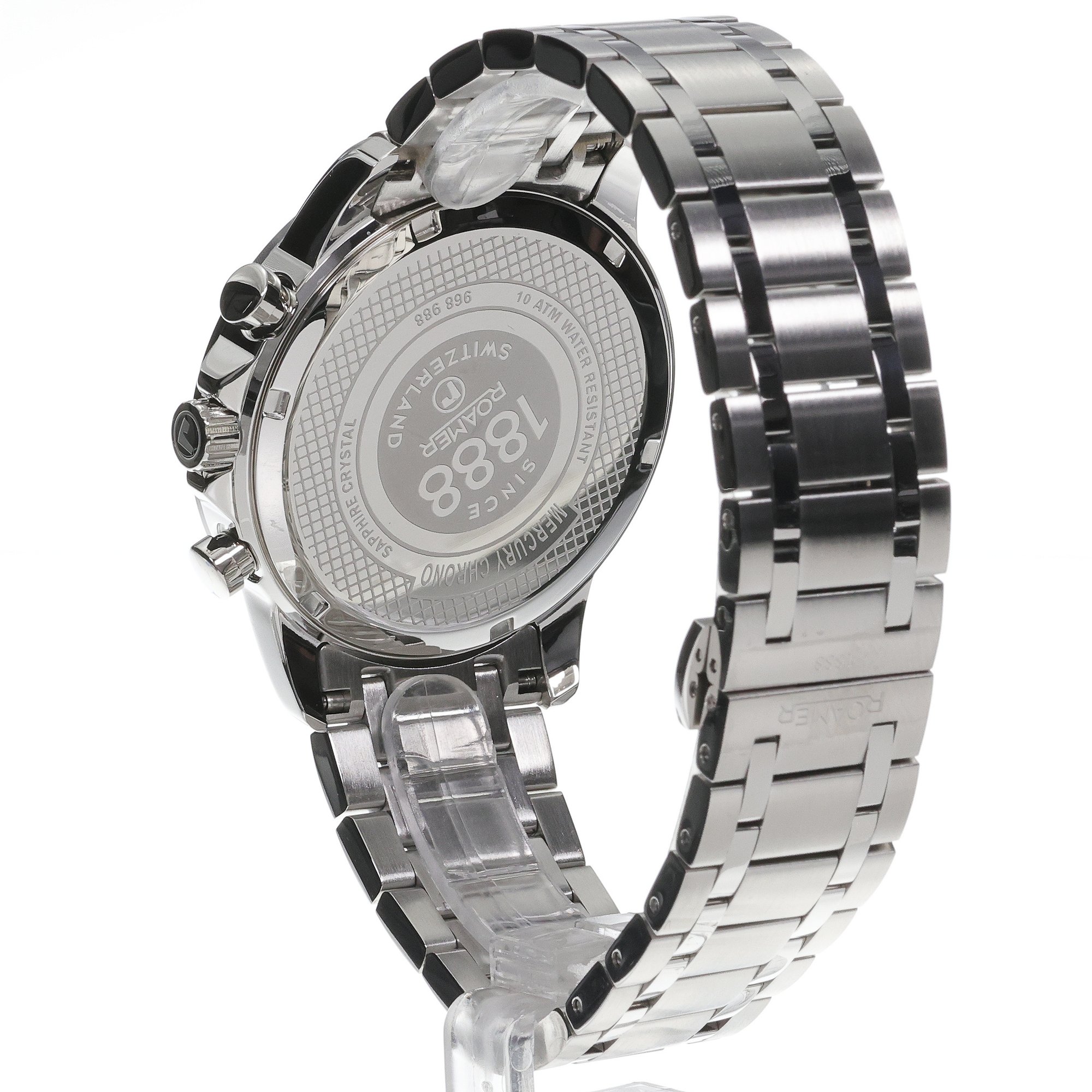 zegarek Roamer 968988 41 85 20 kwarcowy męski Mercury Mercury Chrono - miniatura 4