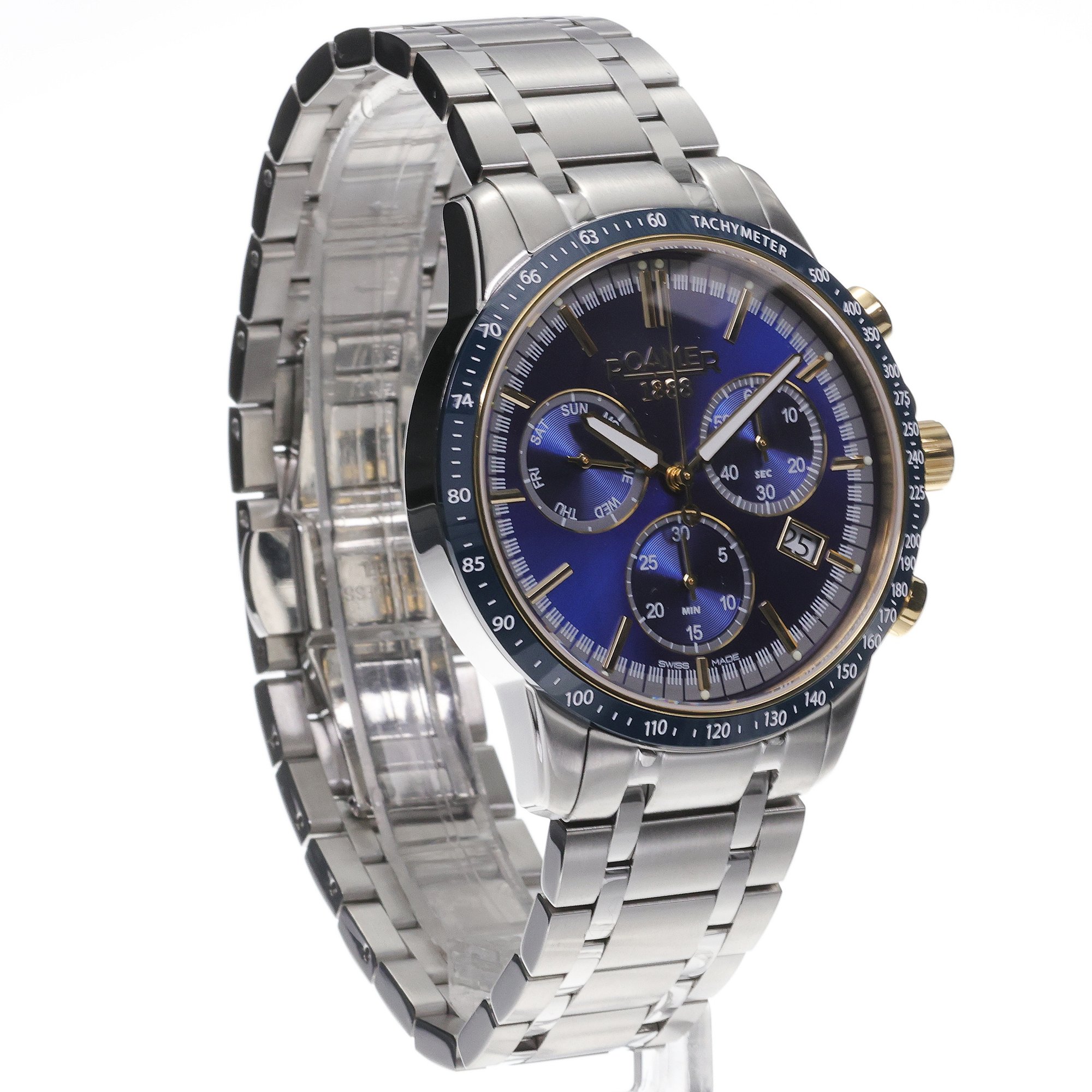 zegarek Roamer 968988 47 45 20 kwarcowy męski Mercury Mercury Chrono - miniatura 3