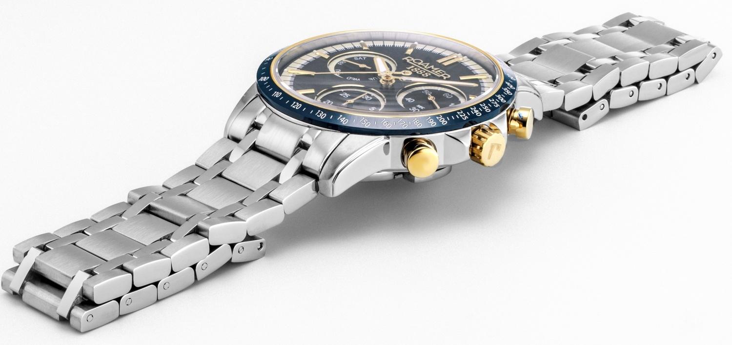 zegarek Roamer 968988 47 45 20 Mercury Chrono męski z tachometr Mercury - miniatura 7