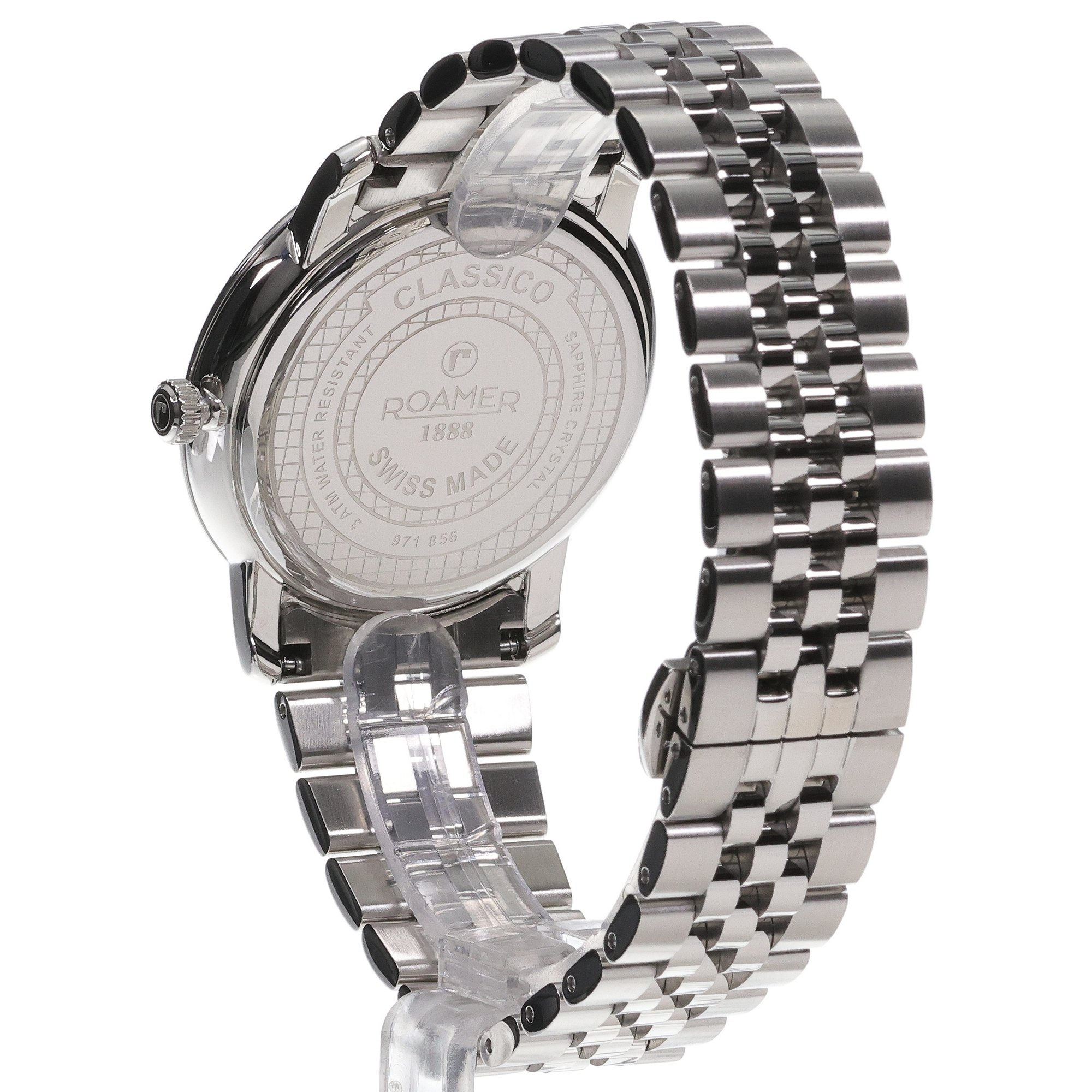 zegarek Roamer 971856 41 25 50 kwarcowy męski Męskie Classico Gents - miniatura 4