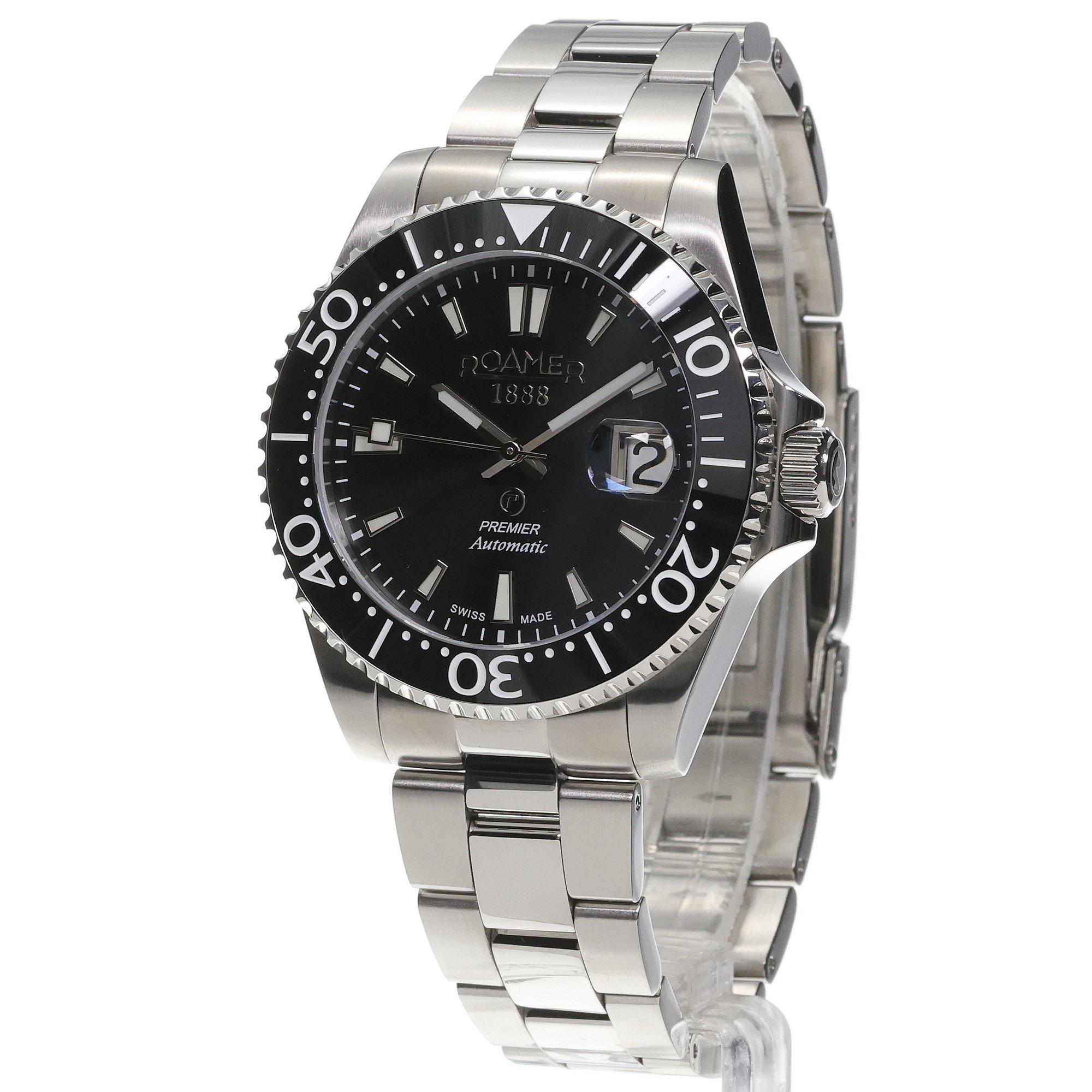 zegarek Roamer 986983 41 85 20 srebrny Premier
