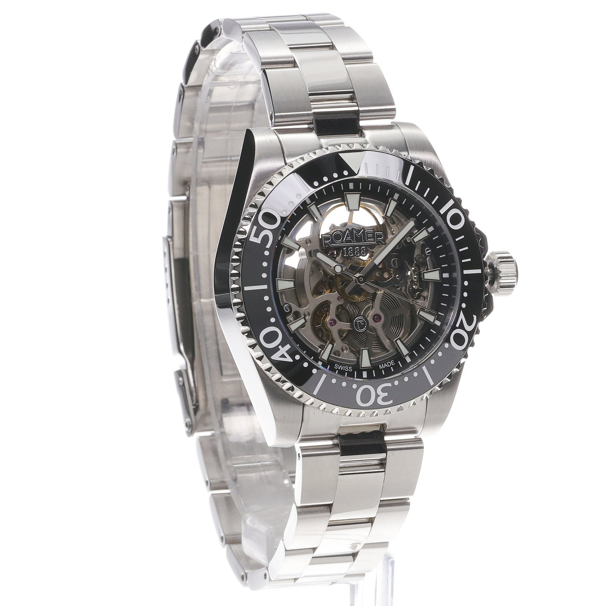 zegarek Roamer 986984 41 85 20 automatyczny męski Premier Premier Skeleton Limited Edition - miniatura 3