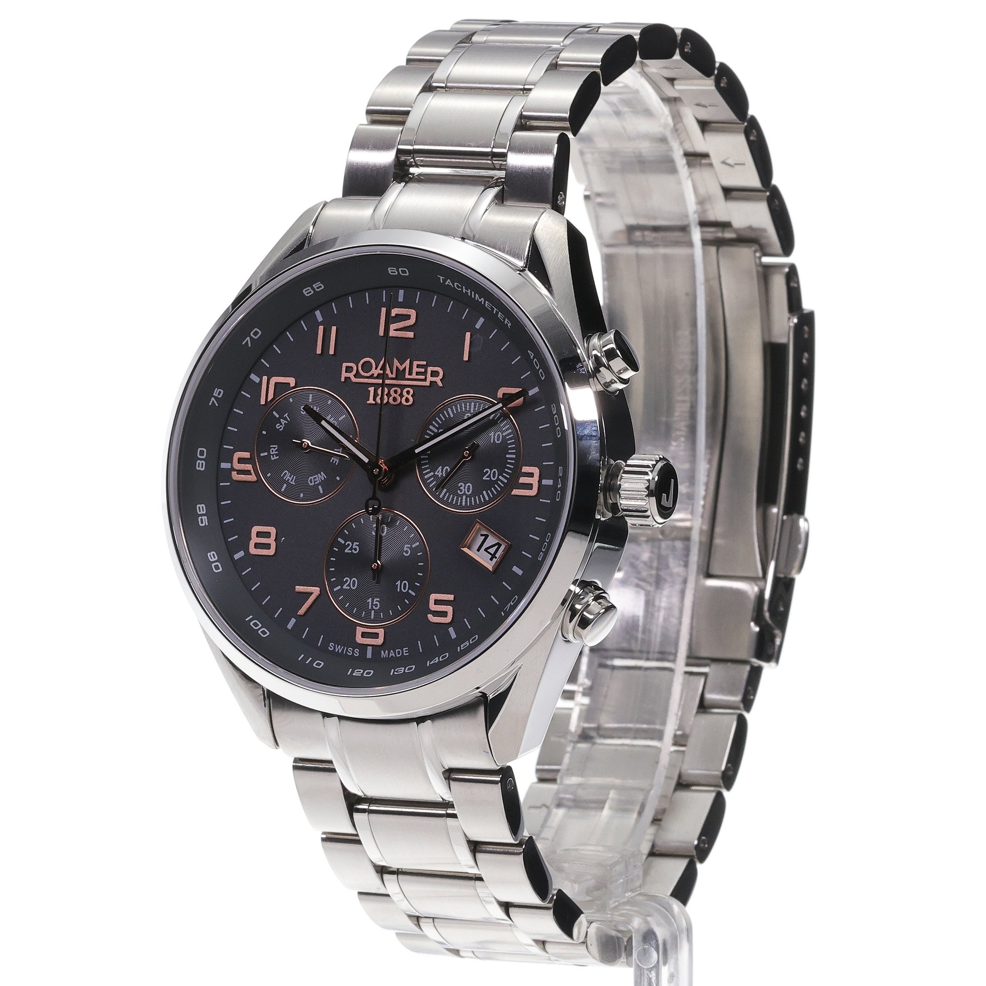 zegarek Roamer 993819 41 54 20 srebrny Pro Chrono - miniatura 2