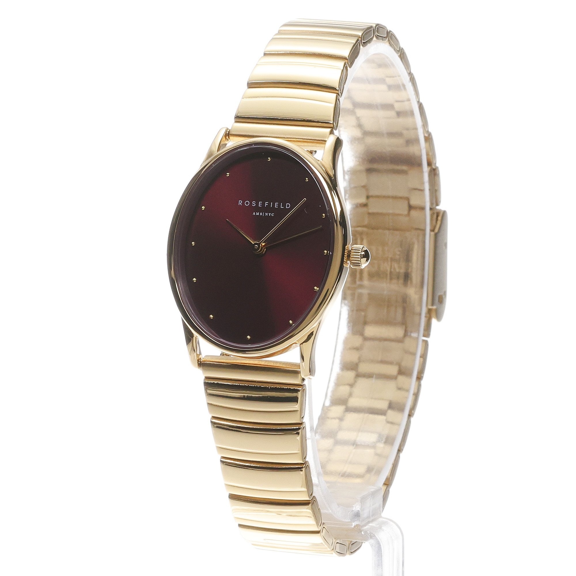 zegarek Rosefield OVGSG-OV15 kwarcowy damski The Oval Burgundy - miniatura 2