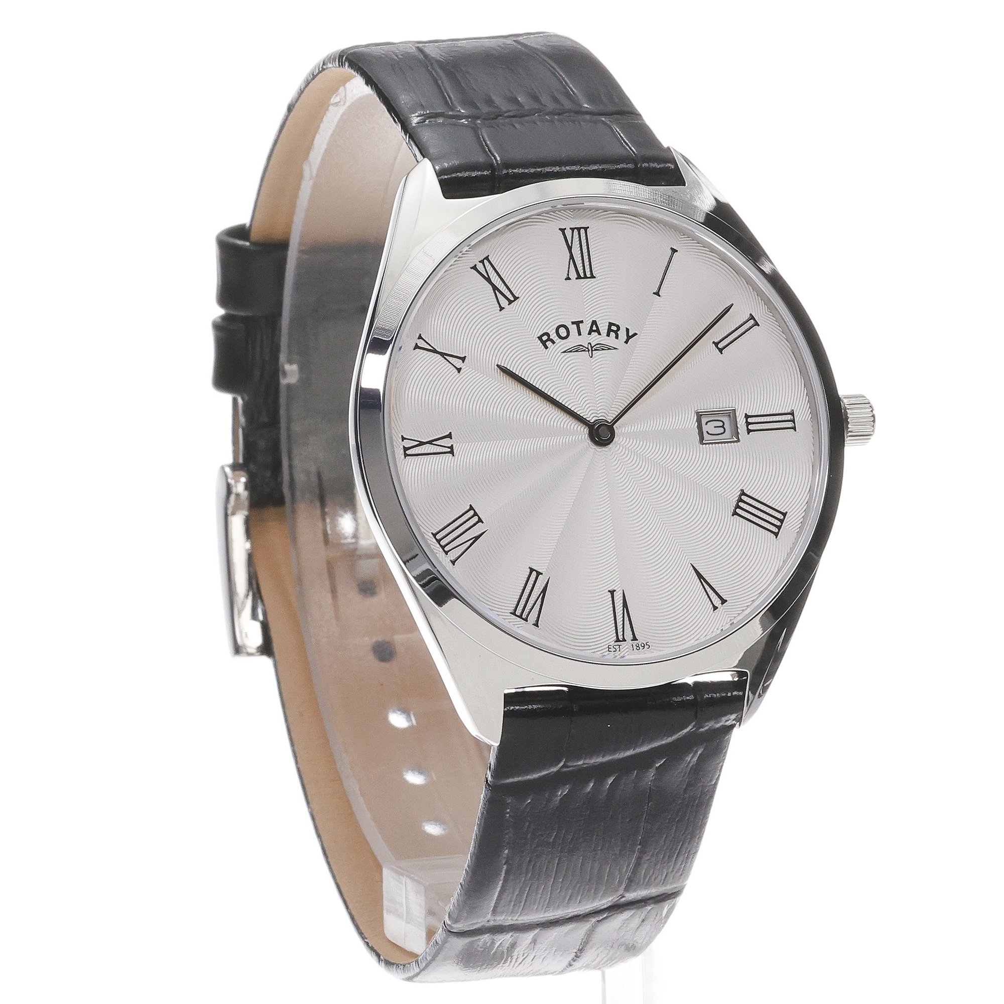 zegarek Rotary GS08010-01 kwarcowy męski Ultra Slim Ultra Slim - miniatura 3