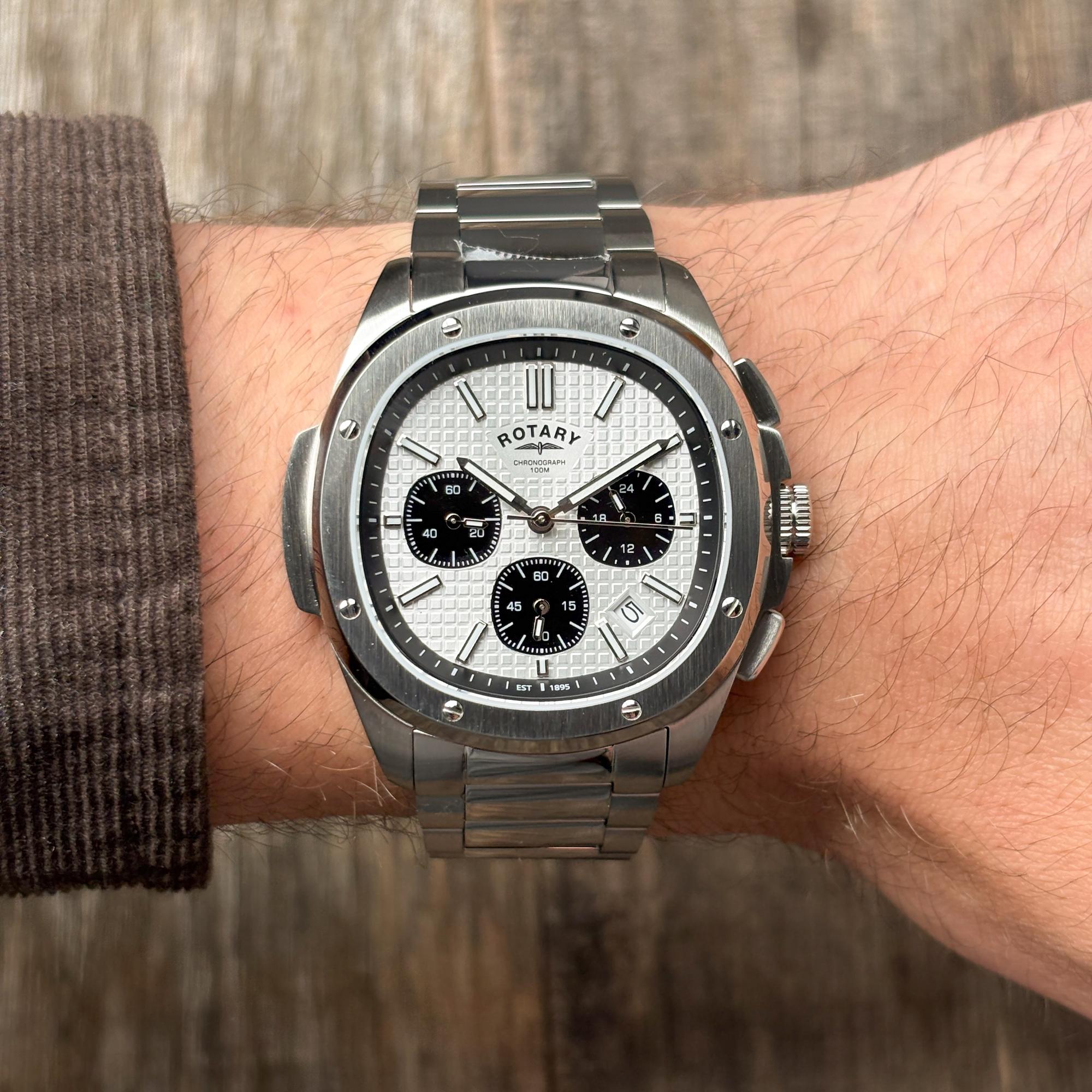 zegarek Rotary RGB10031-07 kwarcowy męski Apex100 Apex100 Chronograph - miniatura 9