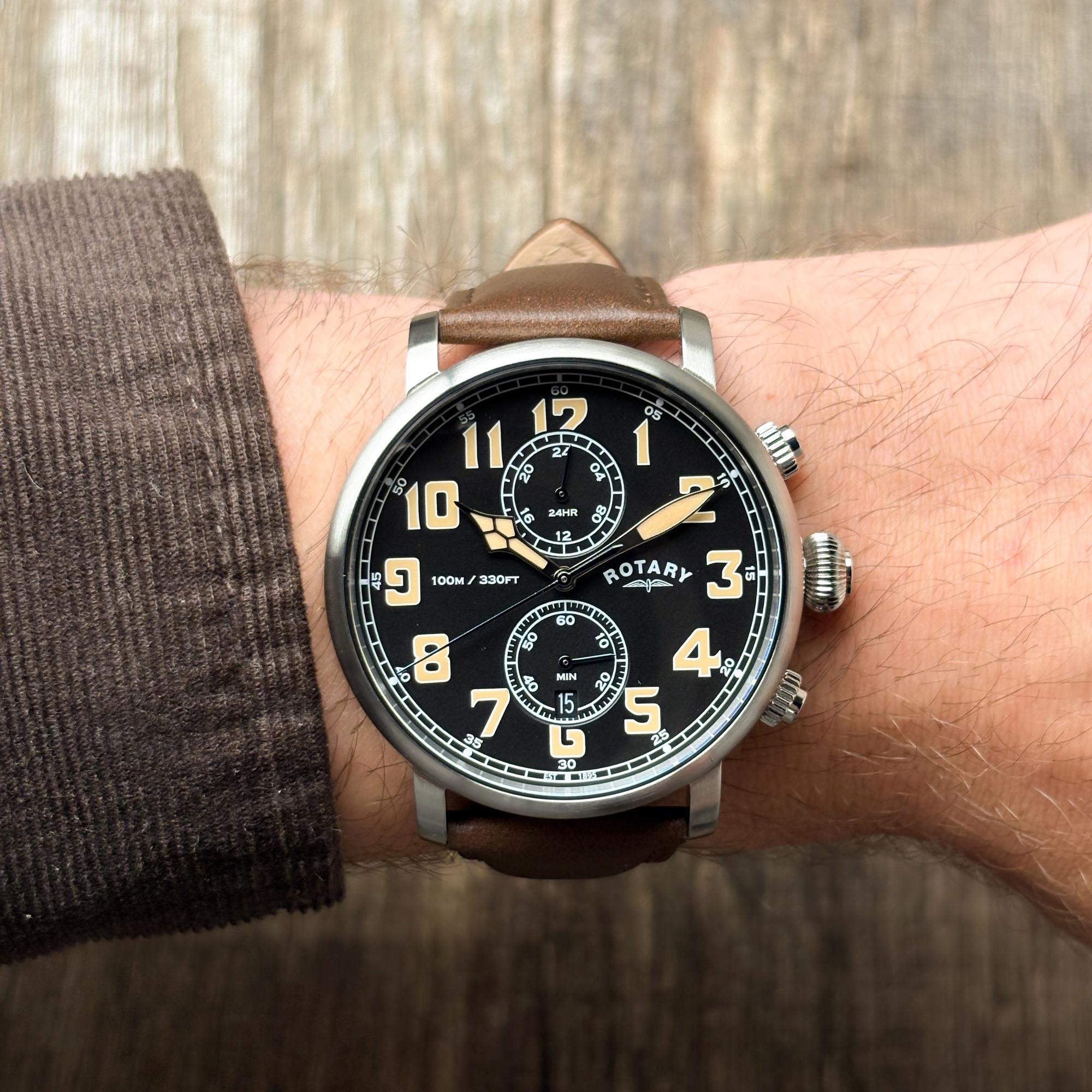 zegarek Rotary RGS10000-04 kwarcowy męski Apex100 Apex100 Pilot - miniatura 9