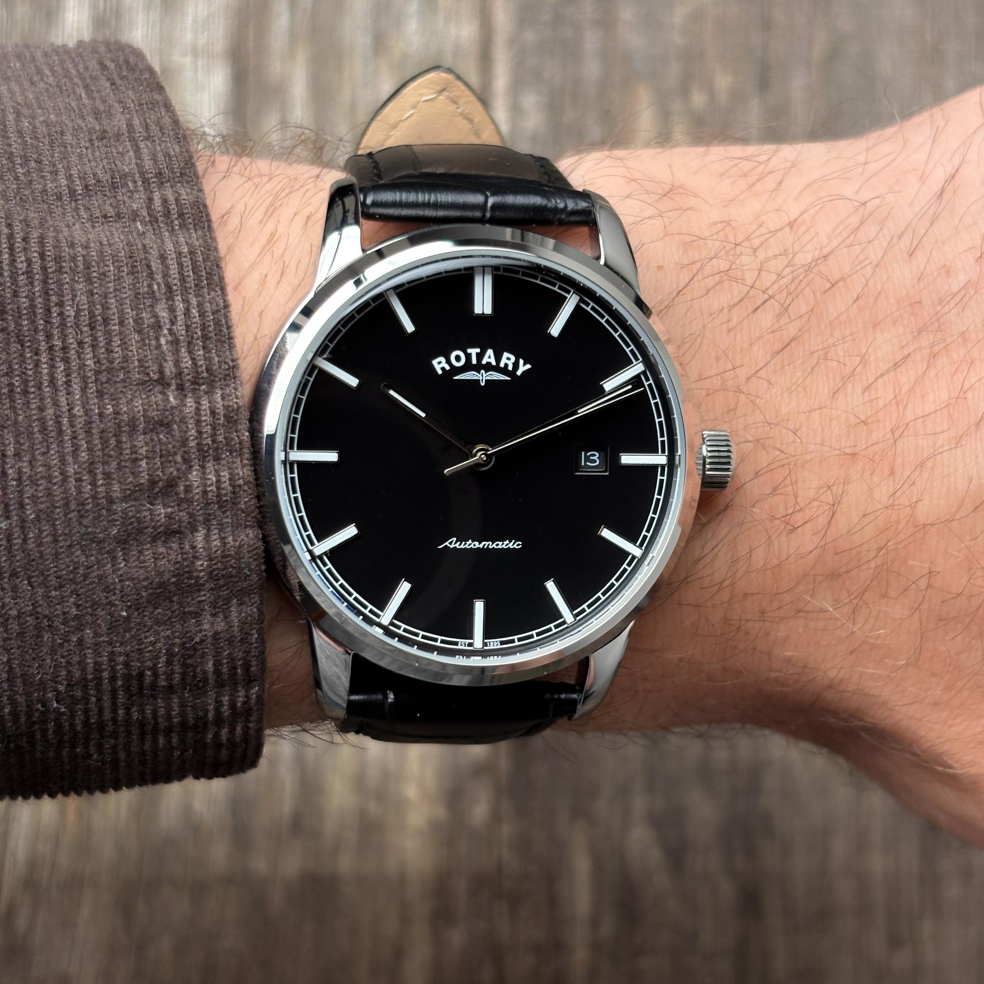 zegarek Rotary RGS10001-04 automatyczny męski Heritage Heritage Automatic - miniatura 9