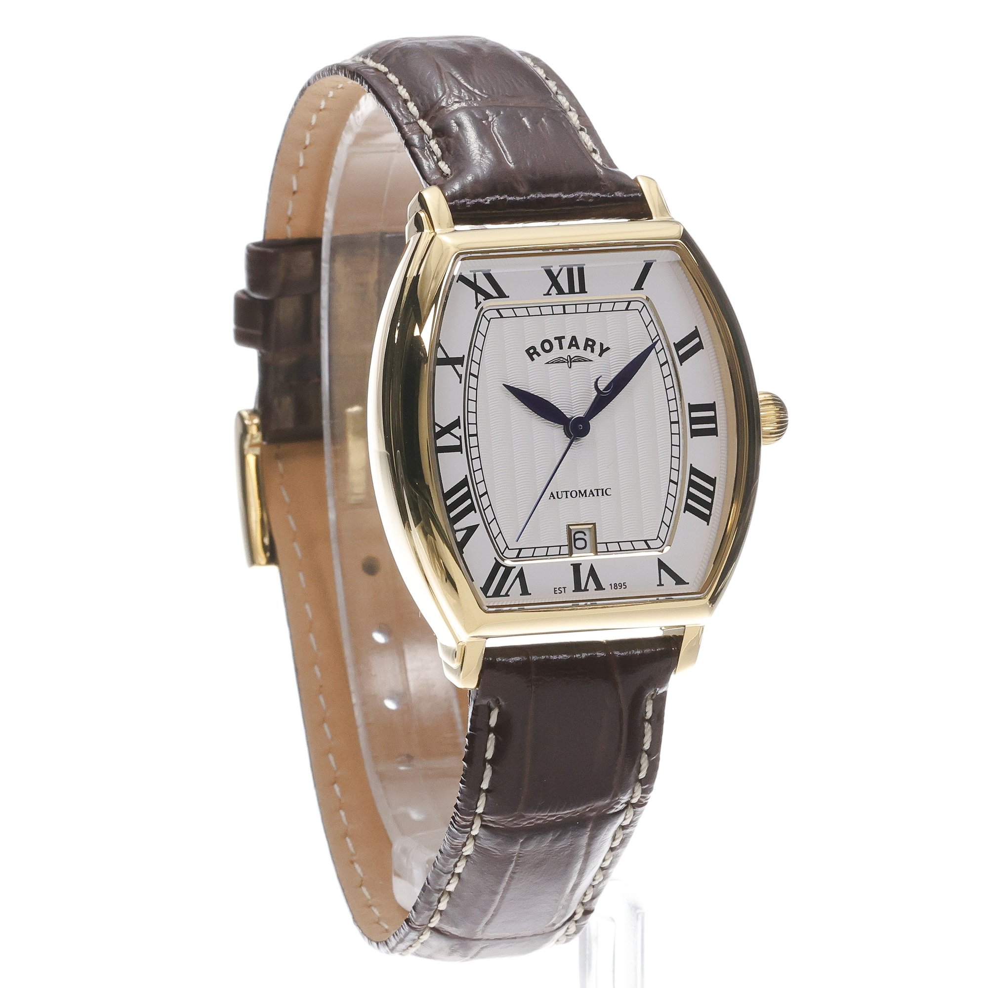 zegarek Rotary RGS10060-01 automatyczny męski 1895 1895 Tonneau Automatic - miniatura 3