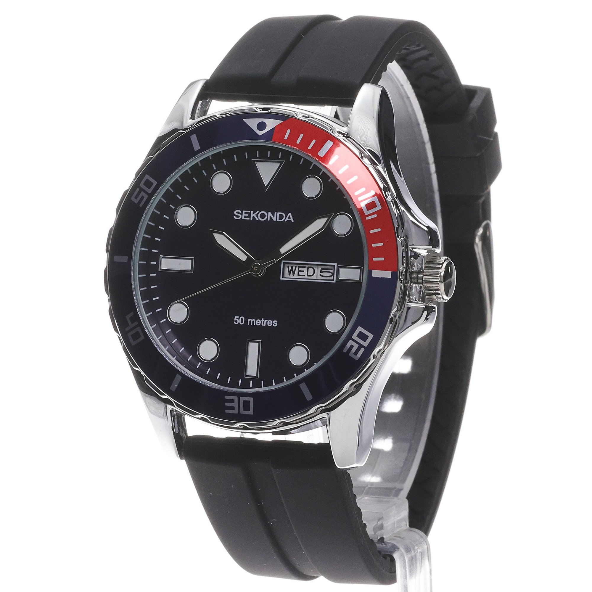 zegarek Sekonda 1580 srebrny Sports
