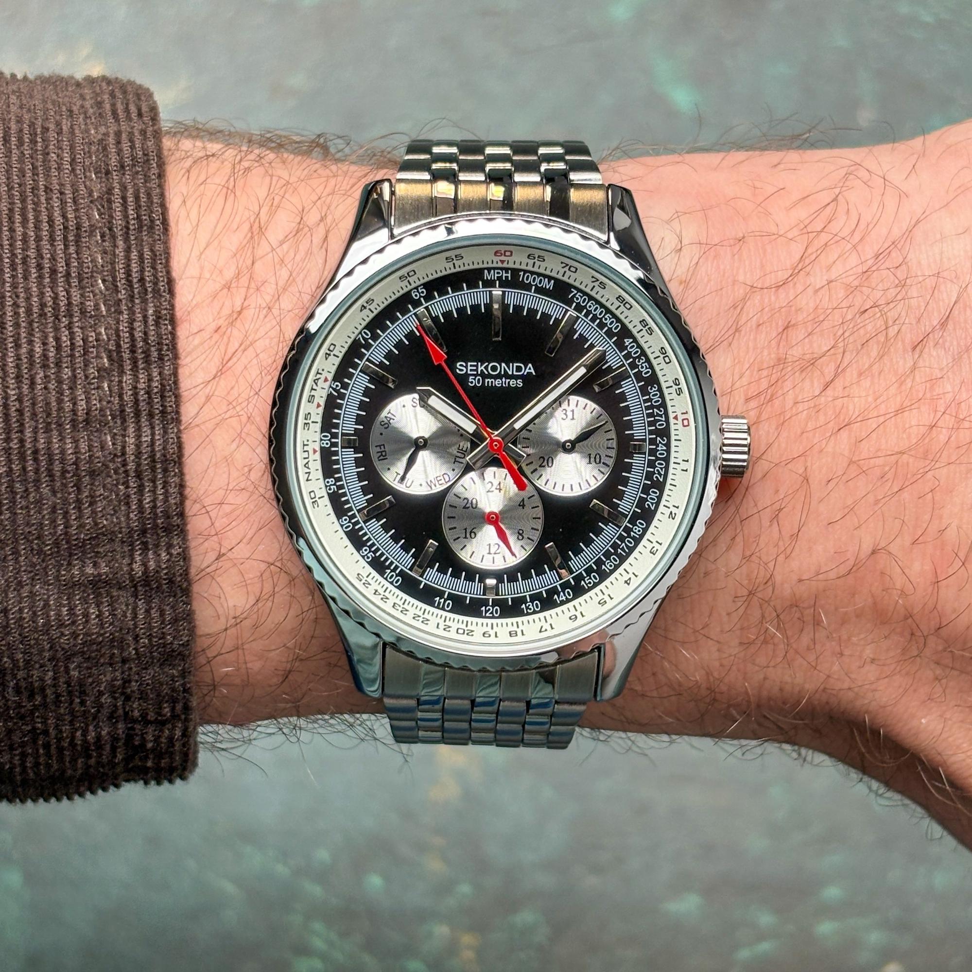 zegarek Sekonda 30037 Pilot mineralne