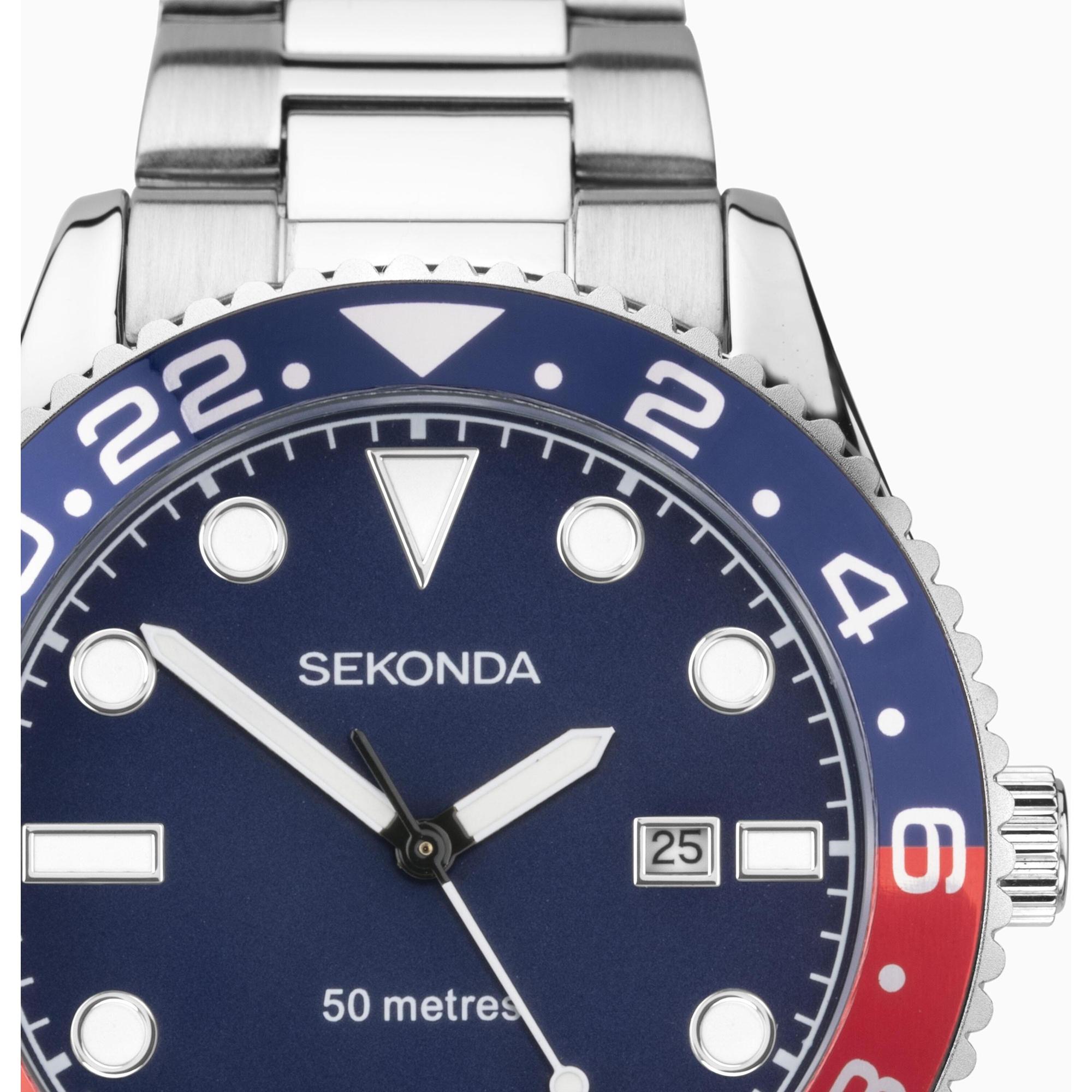 zegarek Sekonda 30196 srebrny Dive