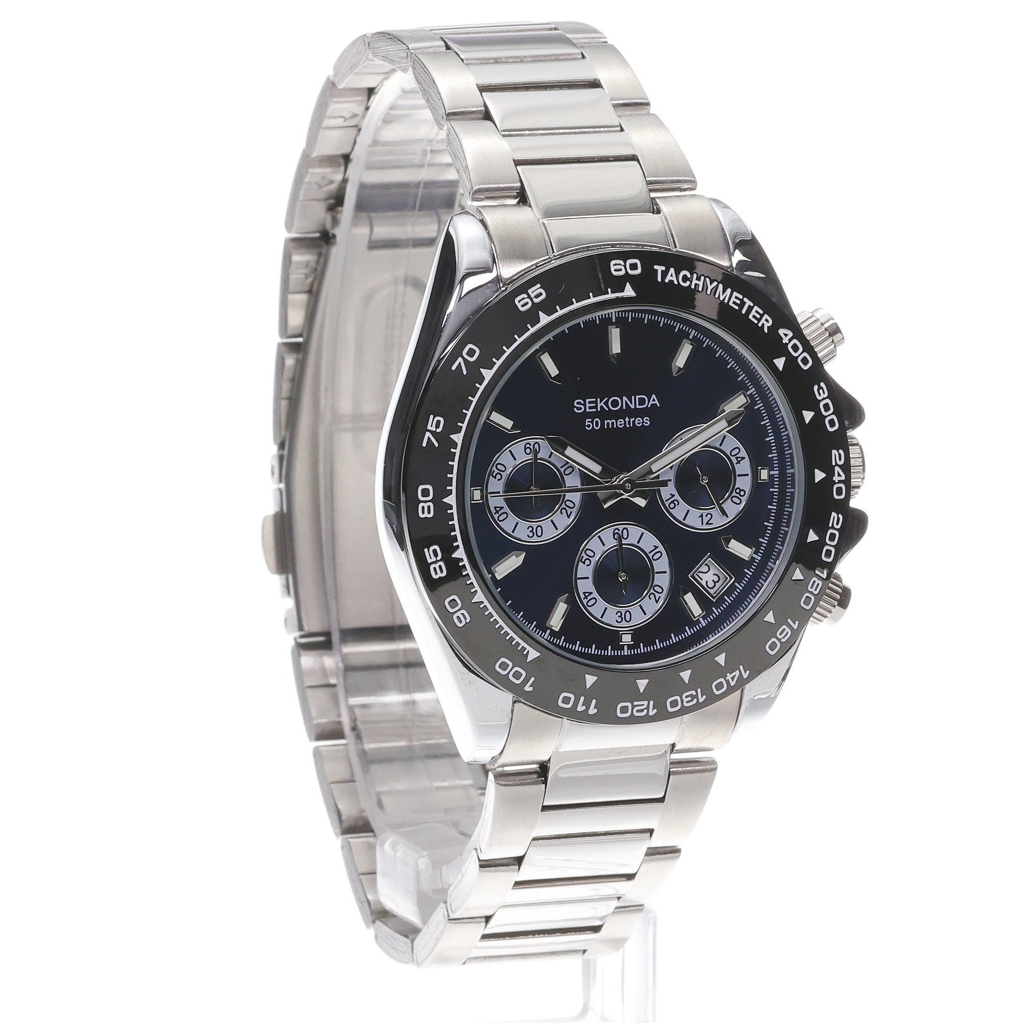 zegarek Sekonda 30200 srebrny Chronograph