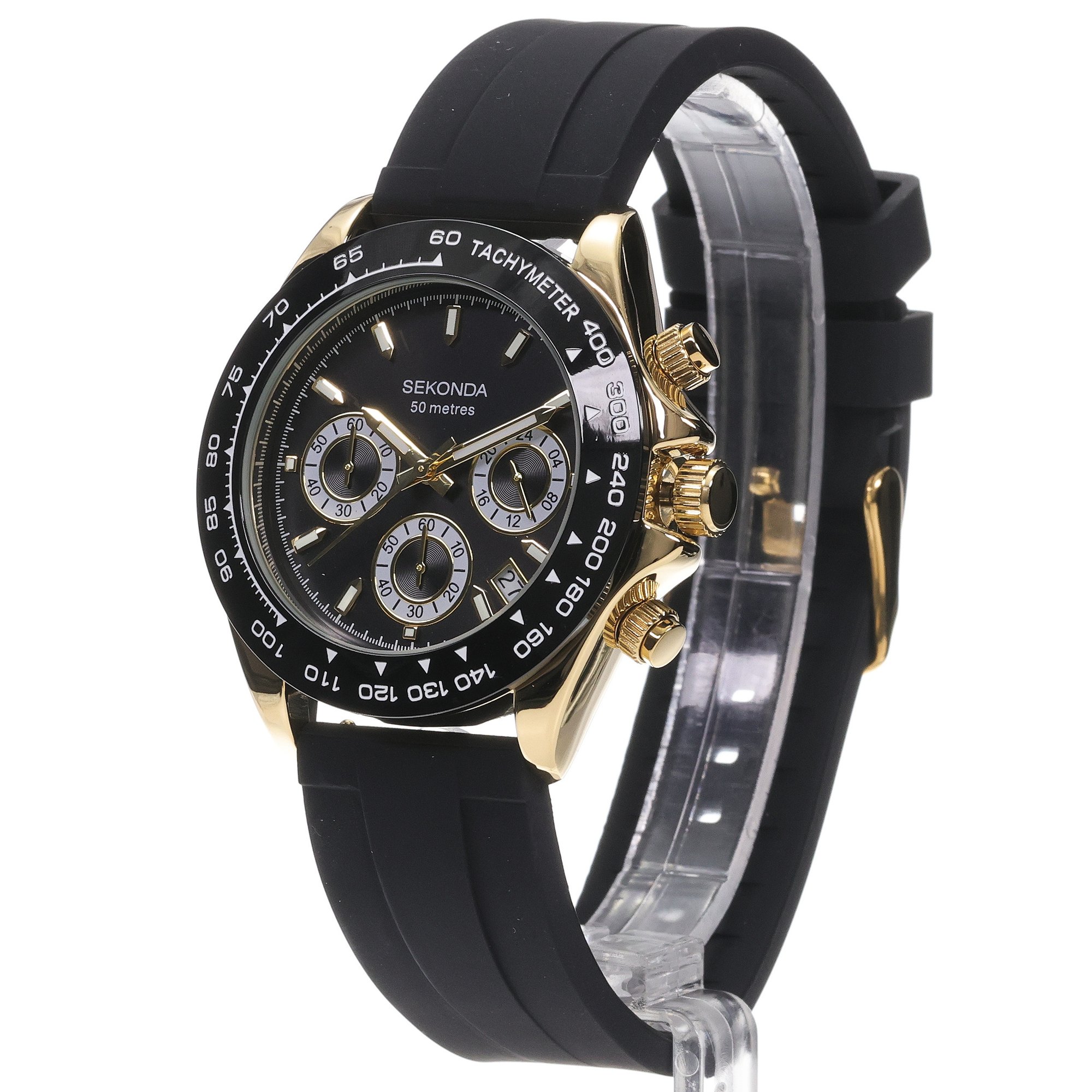 zegarek Sekonda 30202 złoty Chronograph