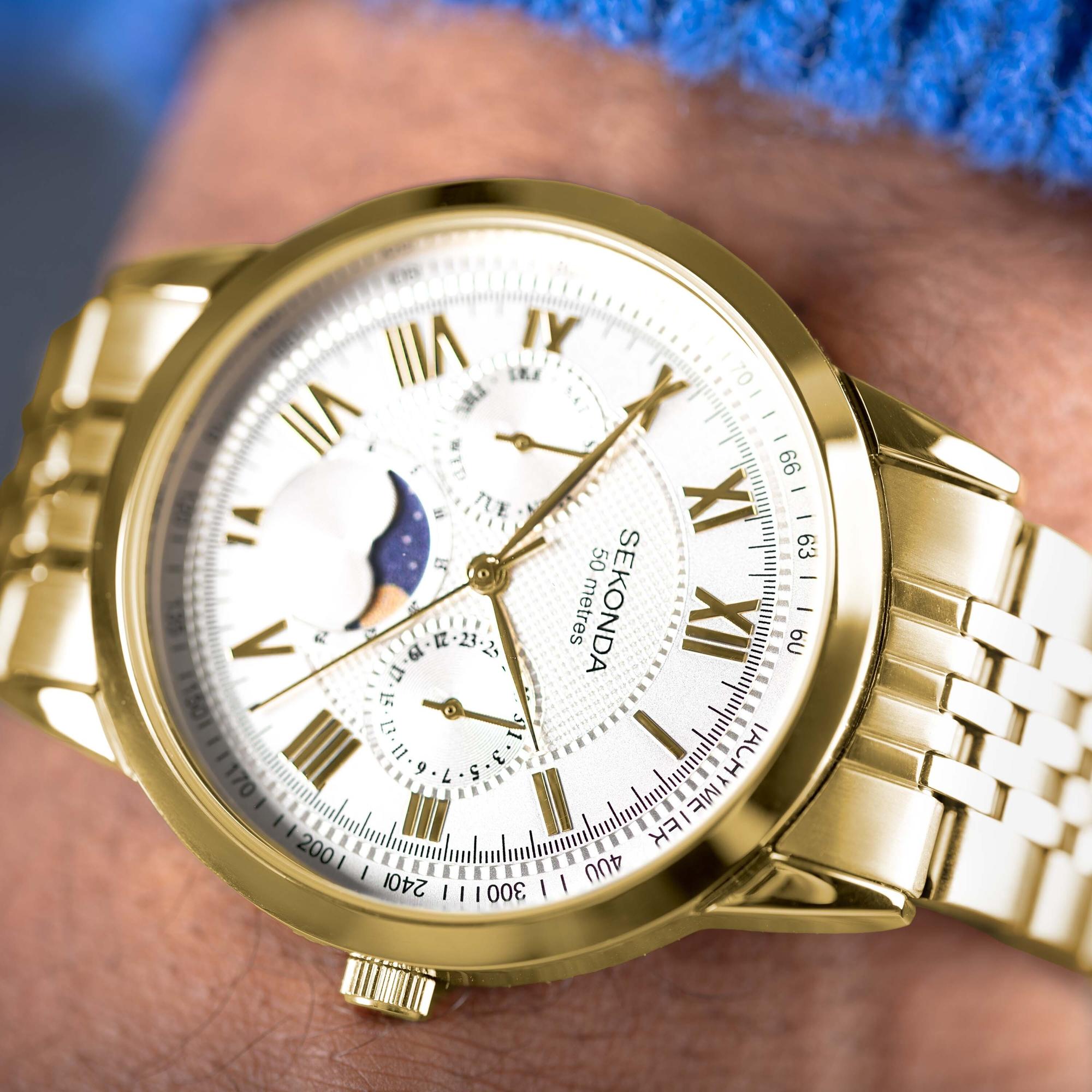 zegarek Sekonda 30228 kwarcowy męski Sekonda Armstrong Moon Phase