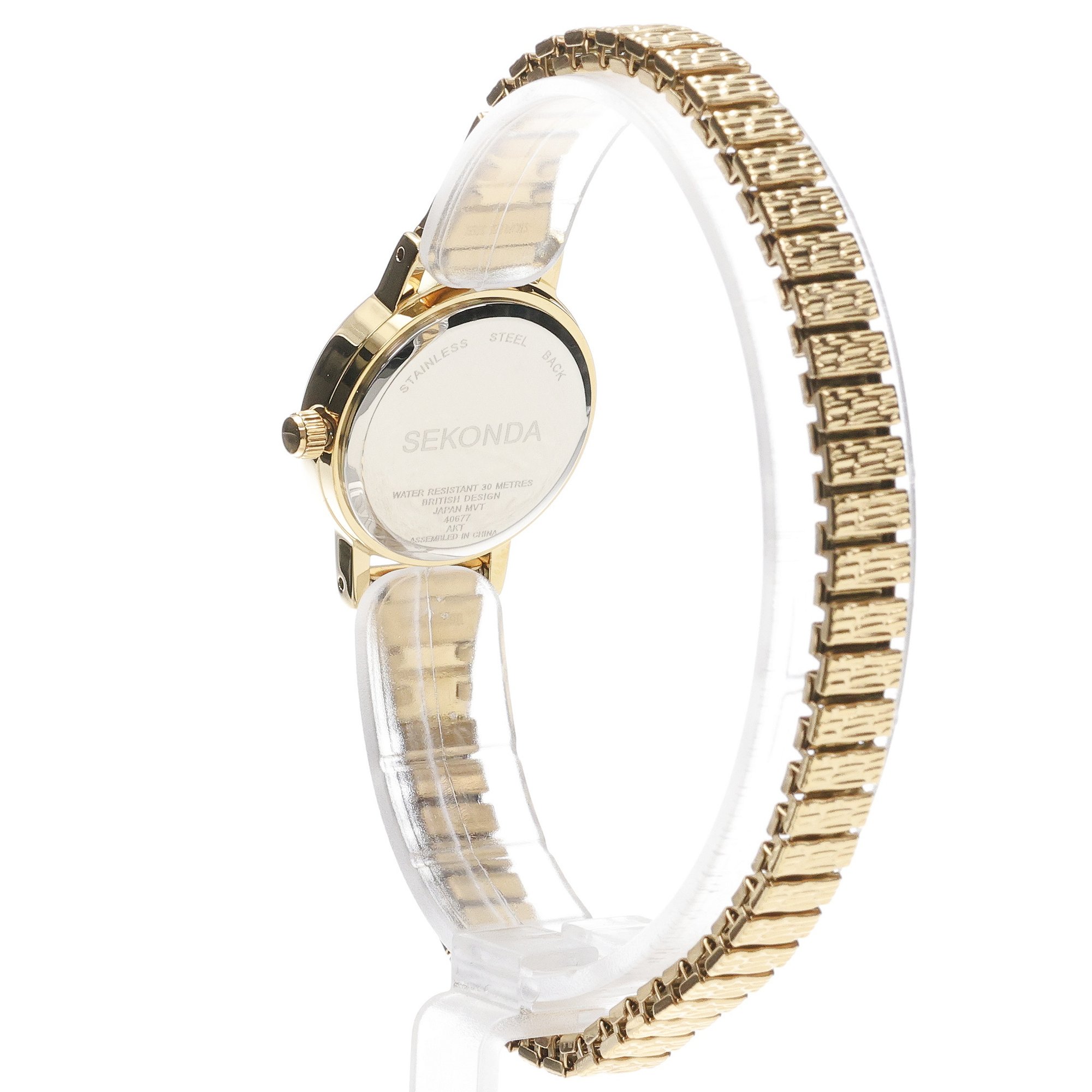 zegarek Sekonda 40677 złoty Classic - miniatura 4