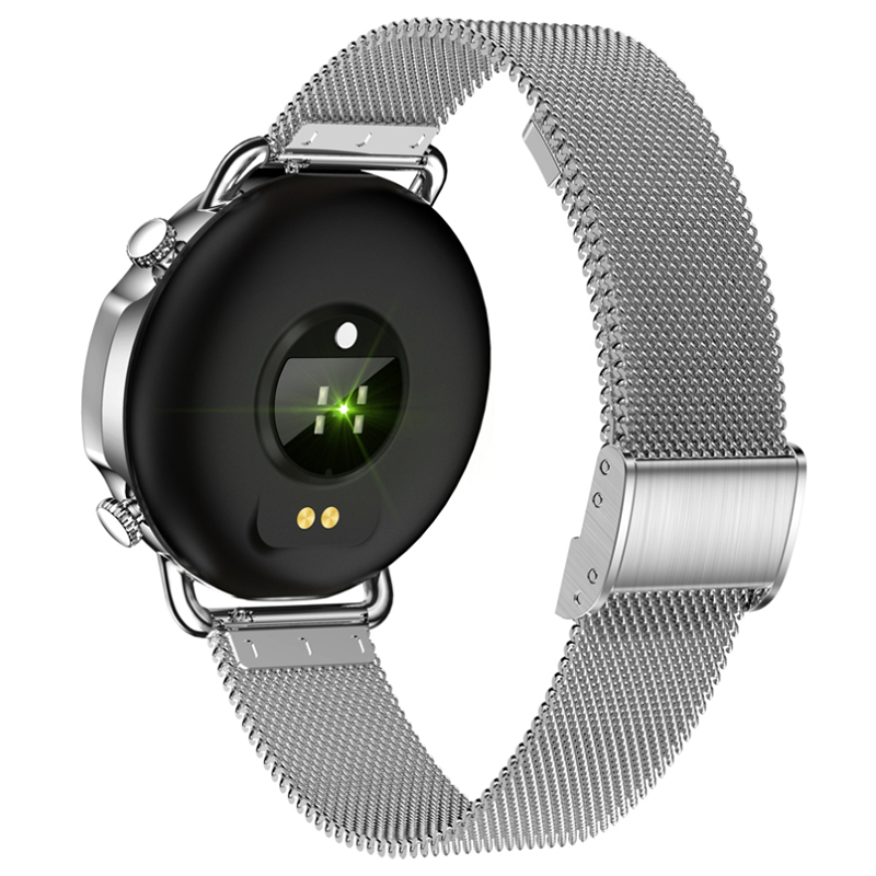 zegarek SMARBN091 Smartwatch Rubicon RNBE74 srebrny damski z krokomierz Smartwatch