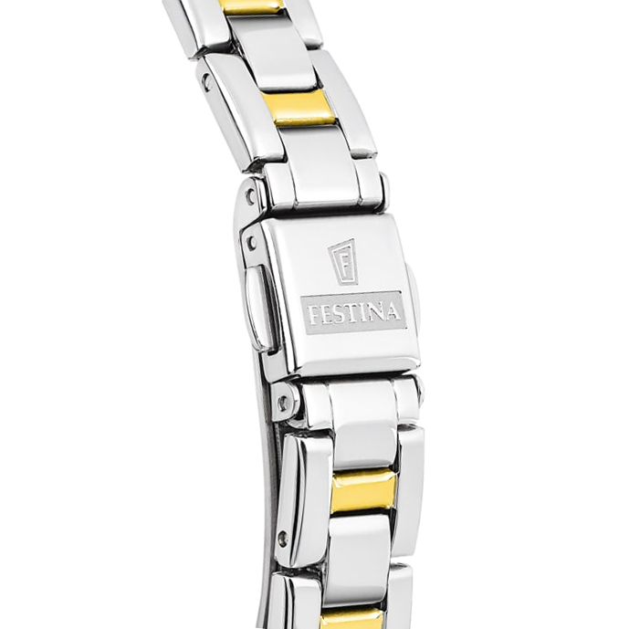 Festina F20380-2 zegarek srebrny elegancki Mademoiselle bransoleta - miniatura 3