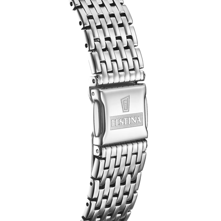 Festina F20018-1 zegarek srebrny klasyczny Classic bransoleta - miniatura 3