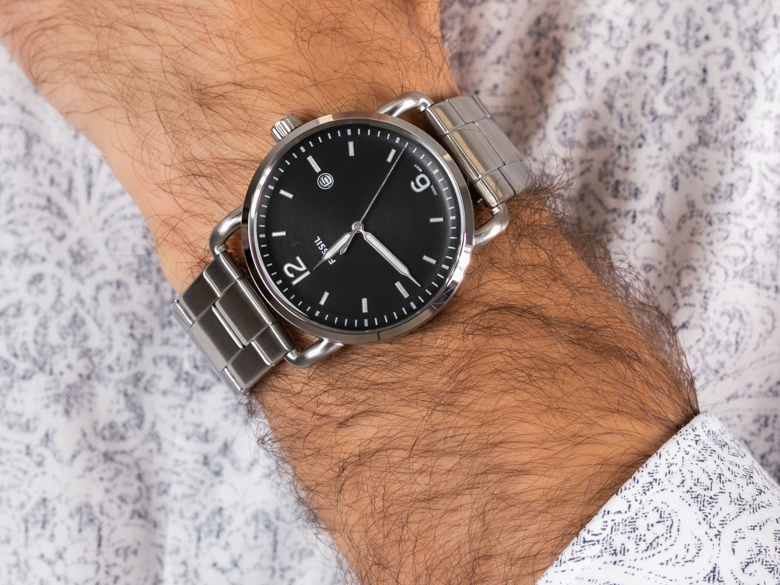 Fossil FS5391 zegarek klasyczny The Commuter