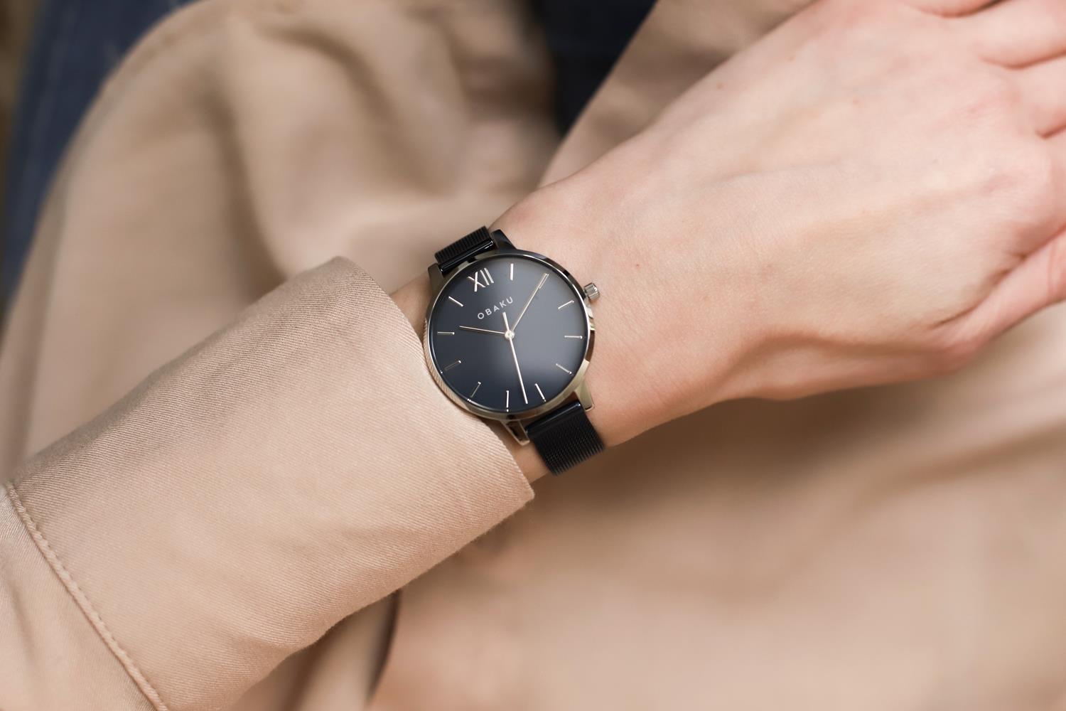 Obaku Denmark V209LXCLML zegarek srebrny klasyczny Slim bransoleta - miniatura 7