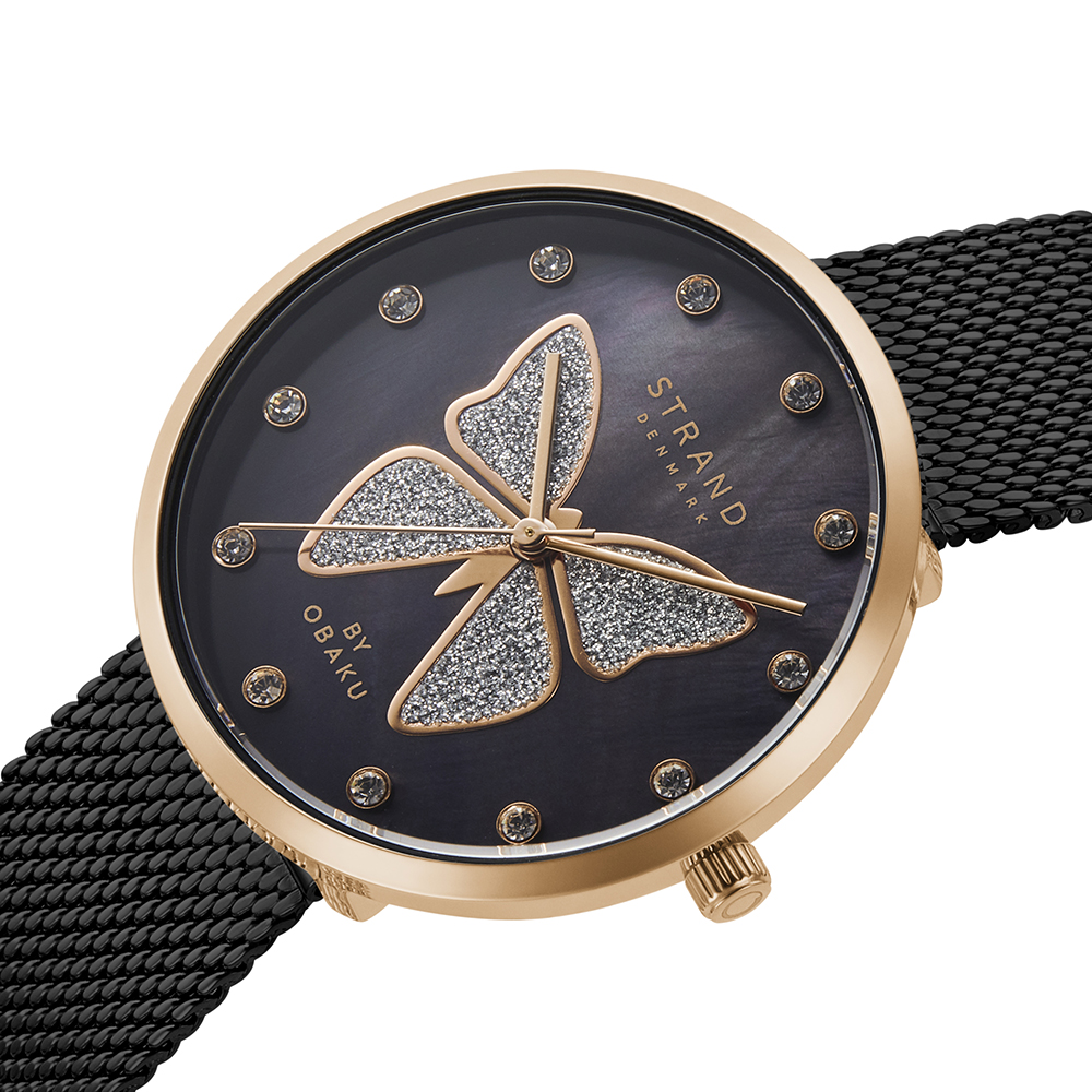 zegarek Strand S700LXVBMB-DB kwarcowy damski Butterfly
