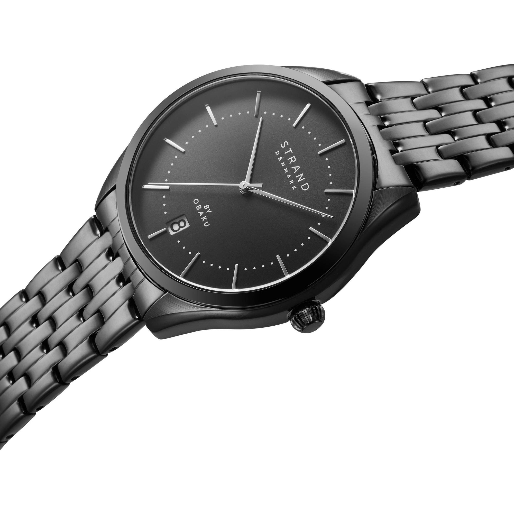 zegarek Strand S741GDBBSB kwarcowy męski Męski Kiawah Dark