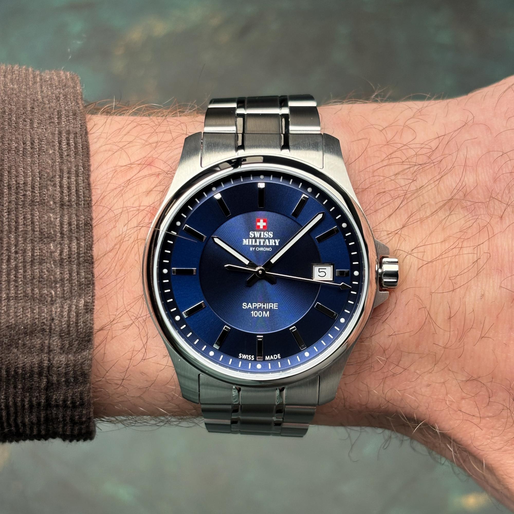 zegarek Swiss Military by Chrono SM3020003 kwarcowy męski Męskie Swiss Military Classic Swiss Made